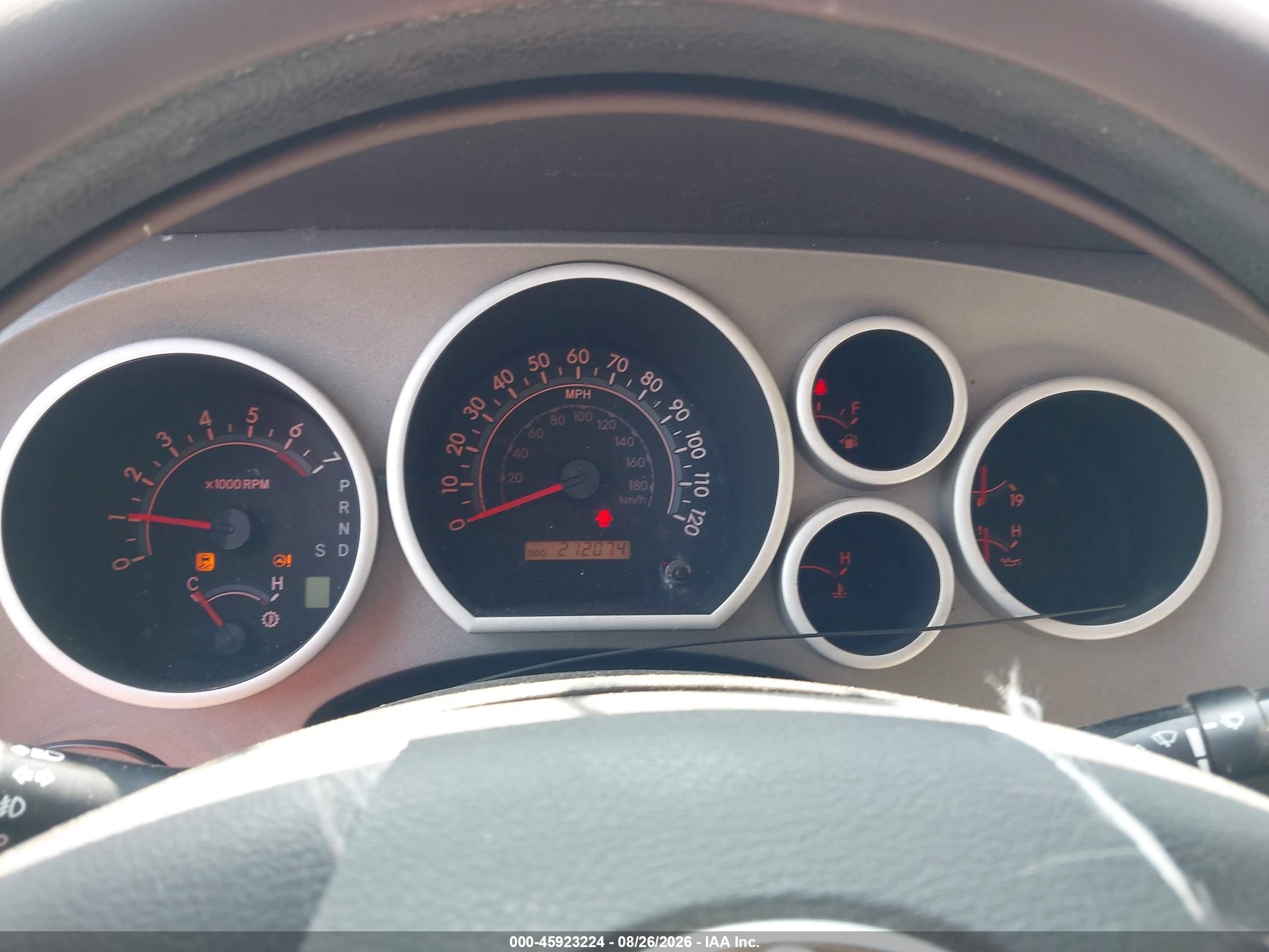 2010 Toyota Tundra Grade 4.6l V8 Green vin: 5TFRM5F18AX007277