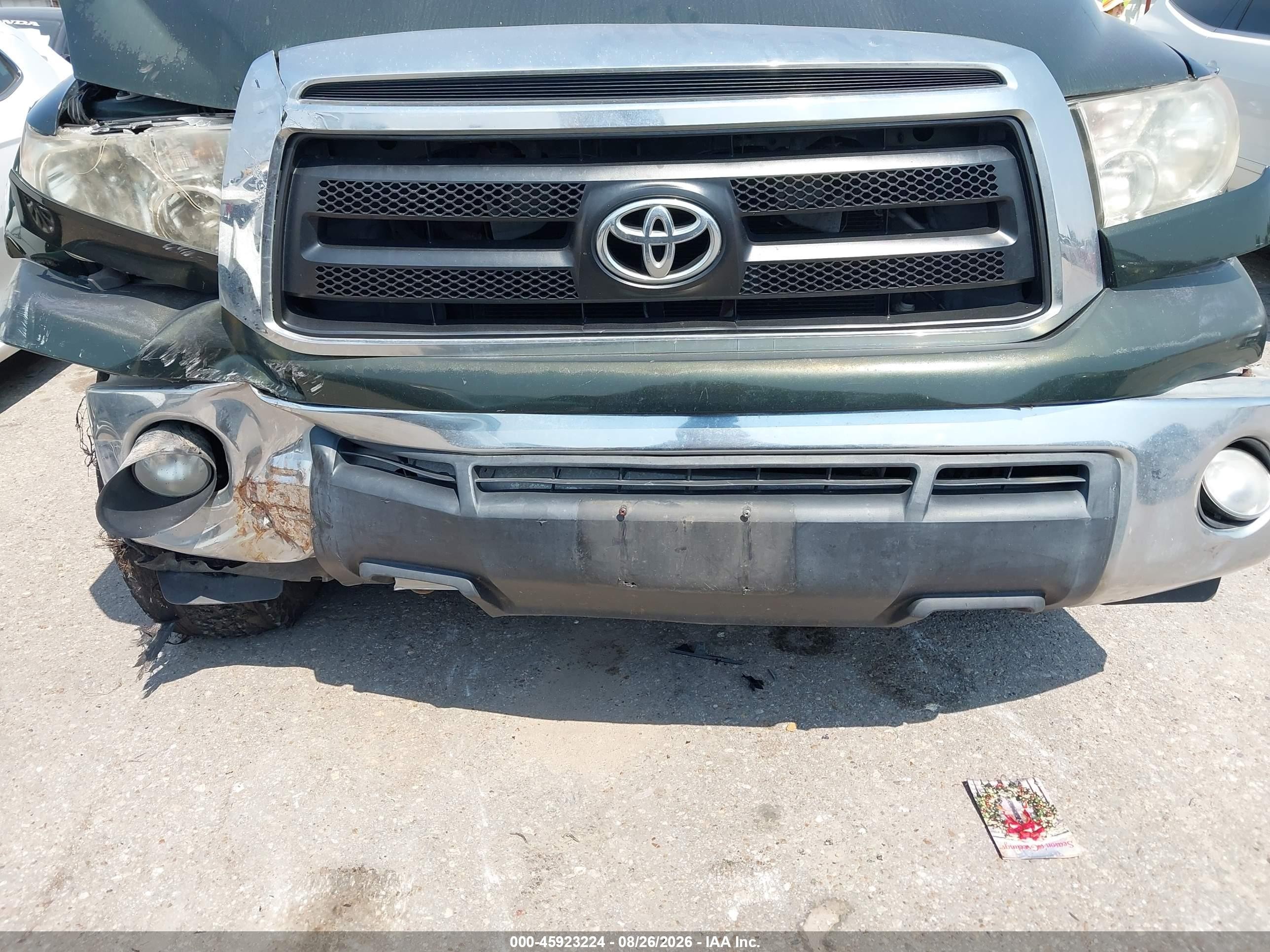 2010 Toyota Tundra Grade 4.6l V8 Green vin: 5TFRM5F18AX007277
