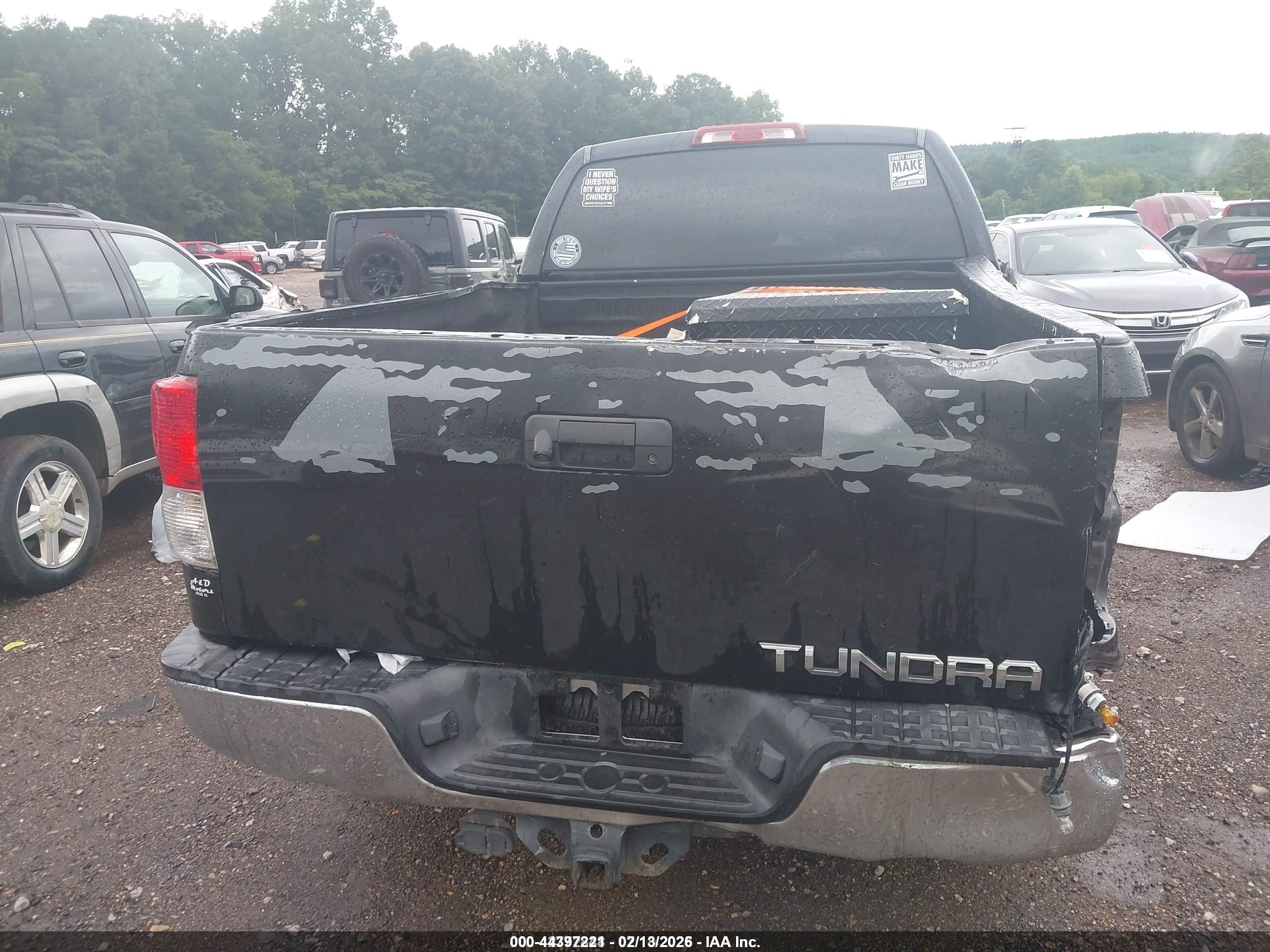 2011 Toyota Tundra Grade 4.6l V8 Black vin: 5TFRM5F18BX029393