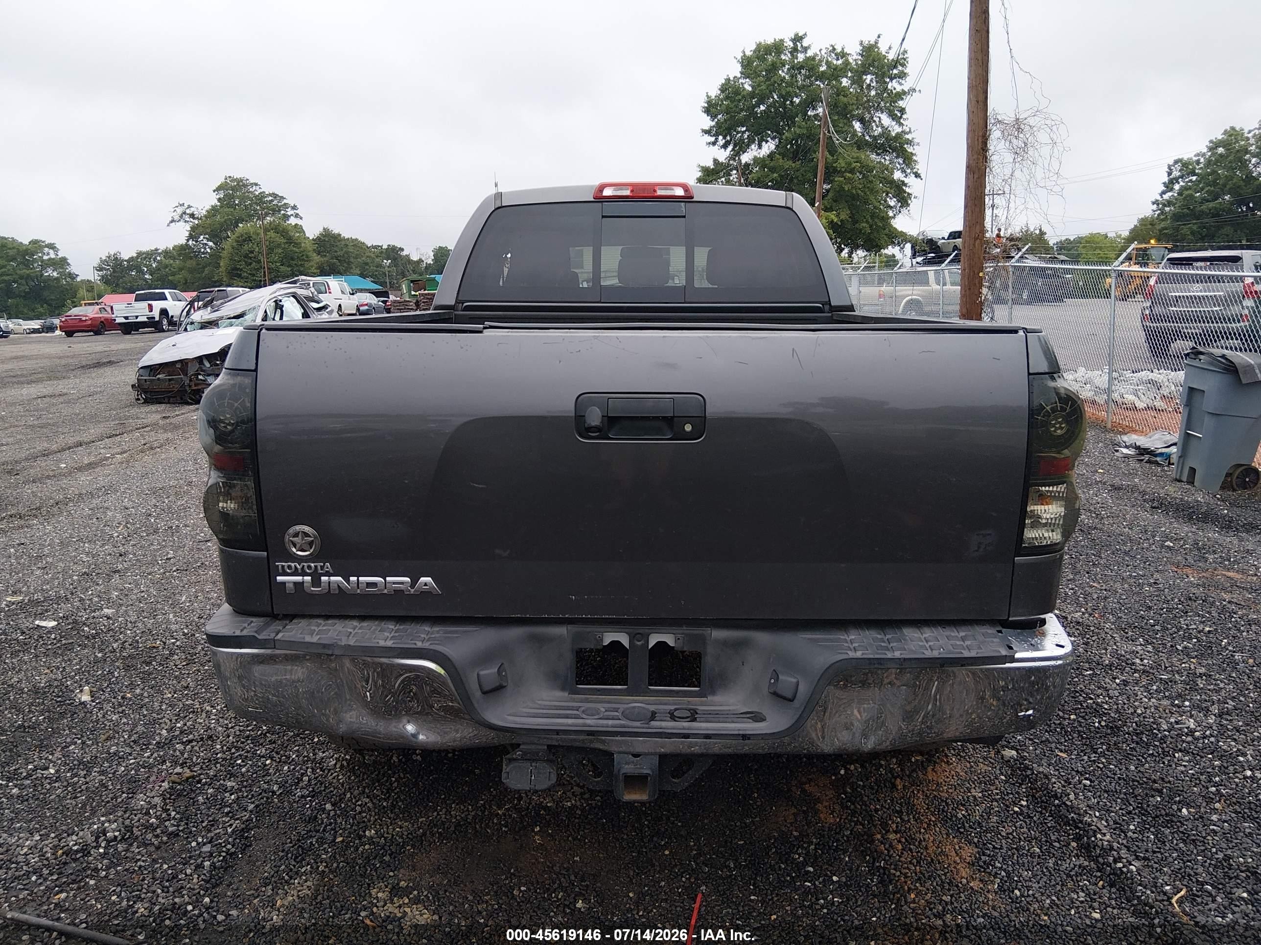 2012 Toyota Tundra Grade 4.6l V8 Gray vin: 5TFRM5F18CX042128