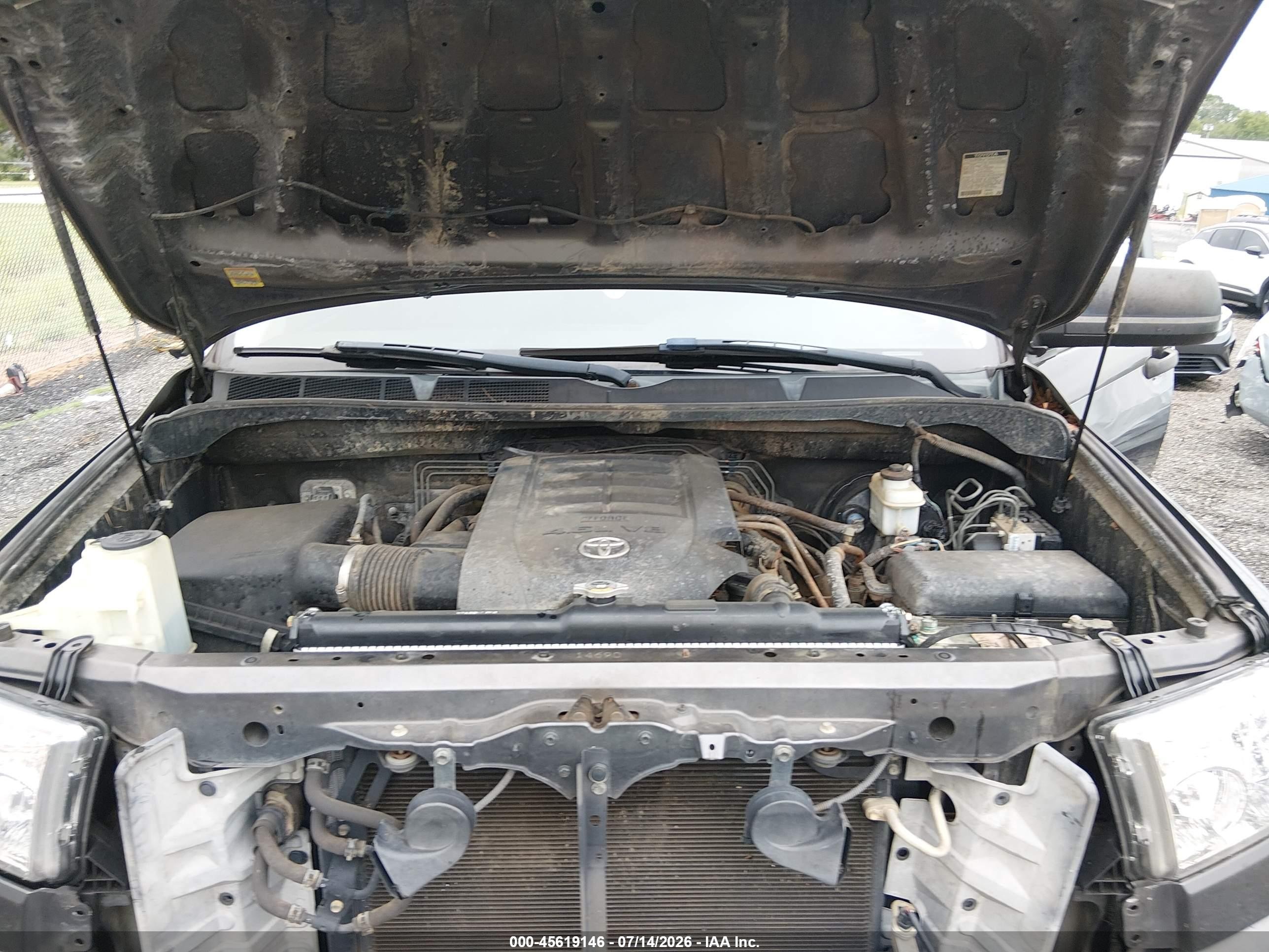 2012 Toyota Tundra Grade 4.6l V8 Gray vin: 5TFRM5F18CX042128