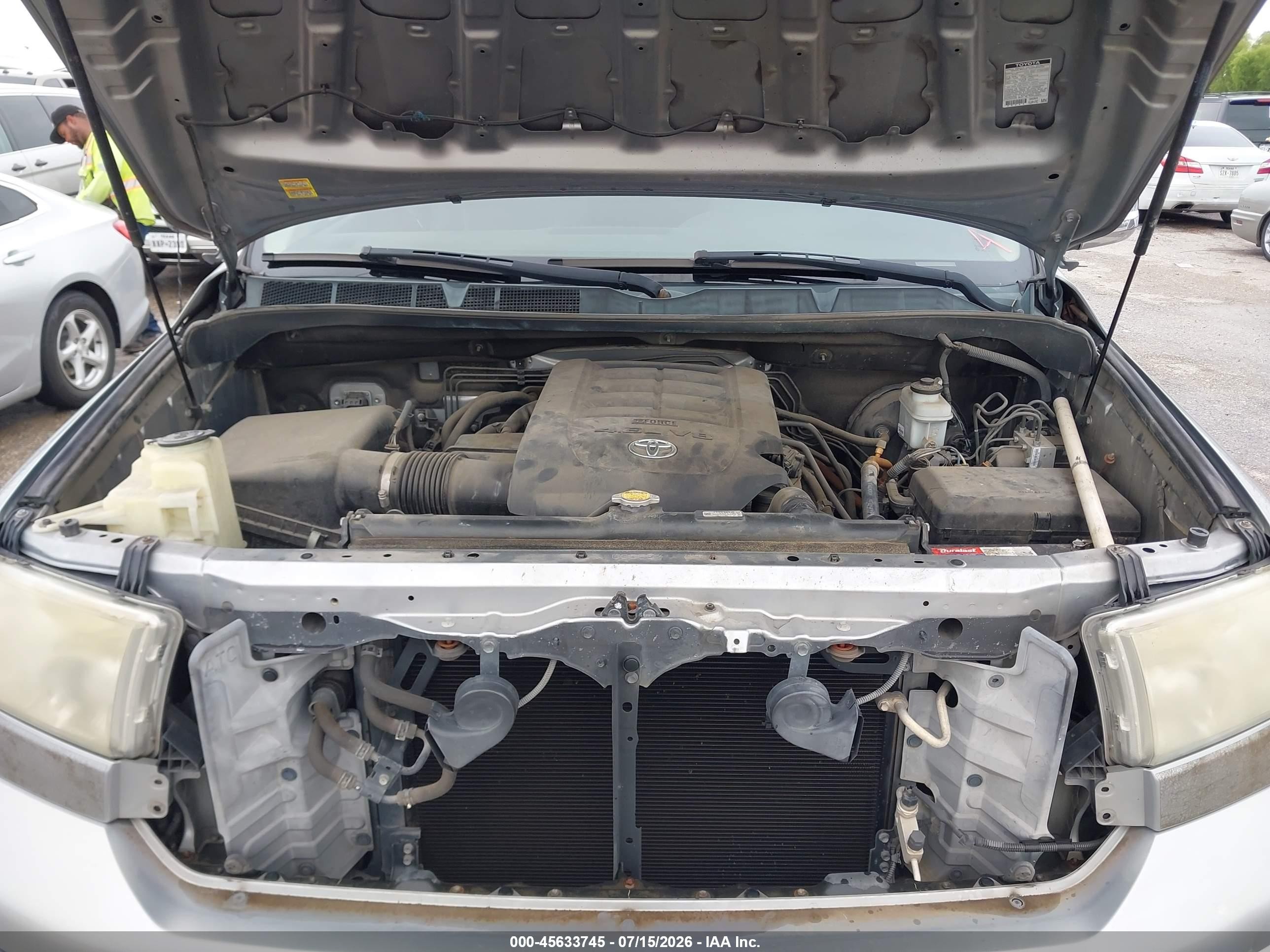 2013 Toyota Tundra Grade 4.6l V8 Silver vin: 5TFRM5F18DX057035