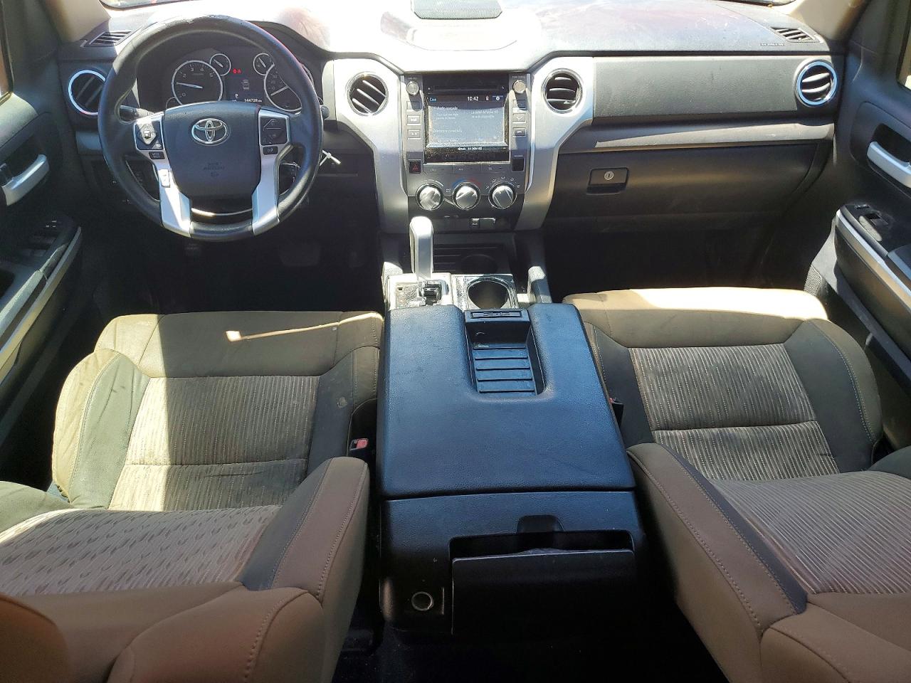 2014 Toyota Tundra Sr5 Red vin: 5TFRM5F18EX070577