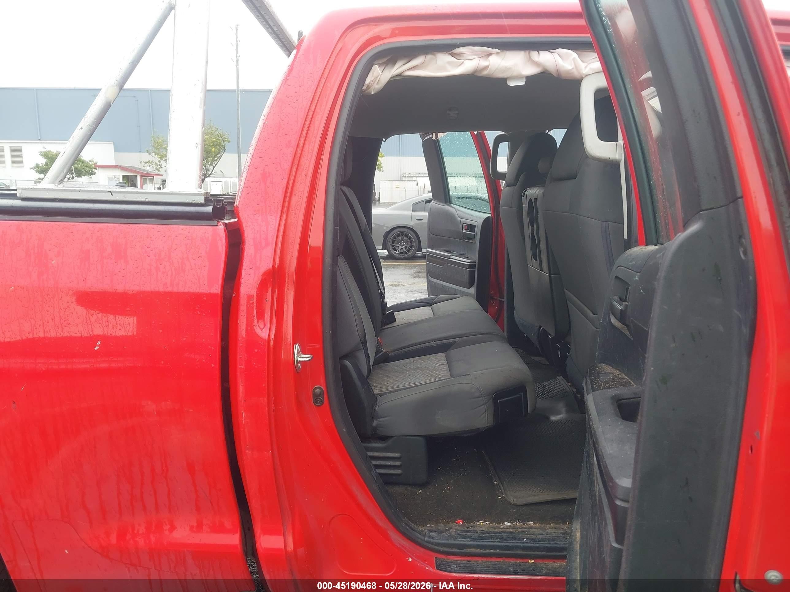 2014 Toyota Tundra Sr 4.6l V8 Red vin: 5TFRM5F18EX080512