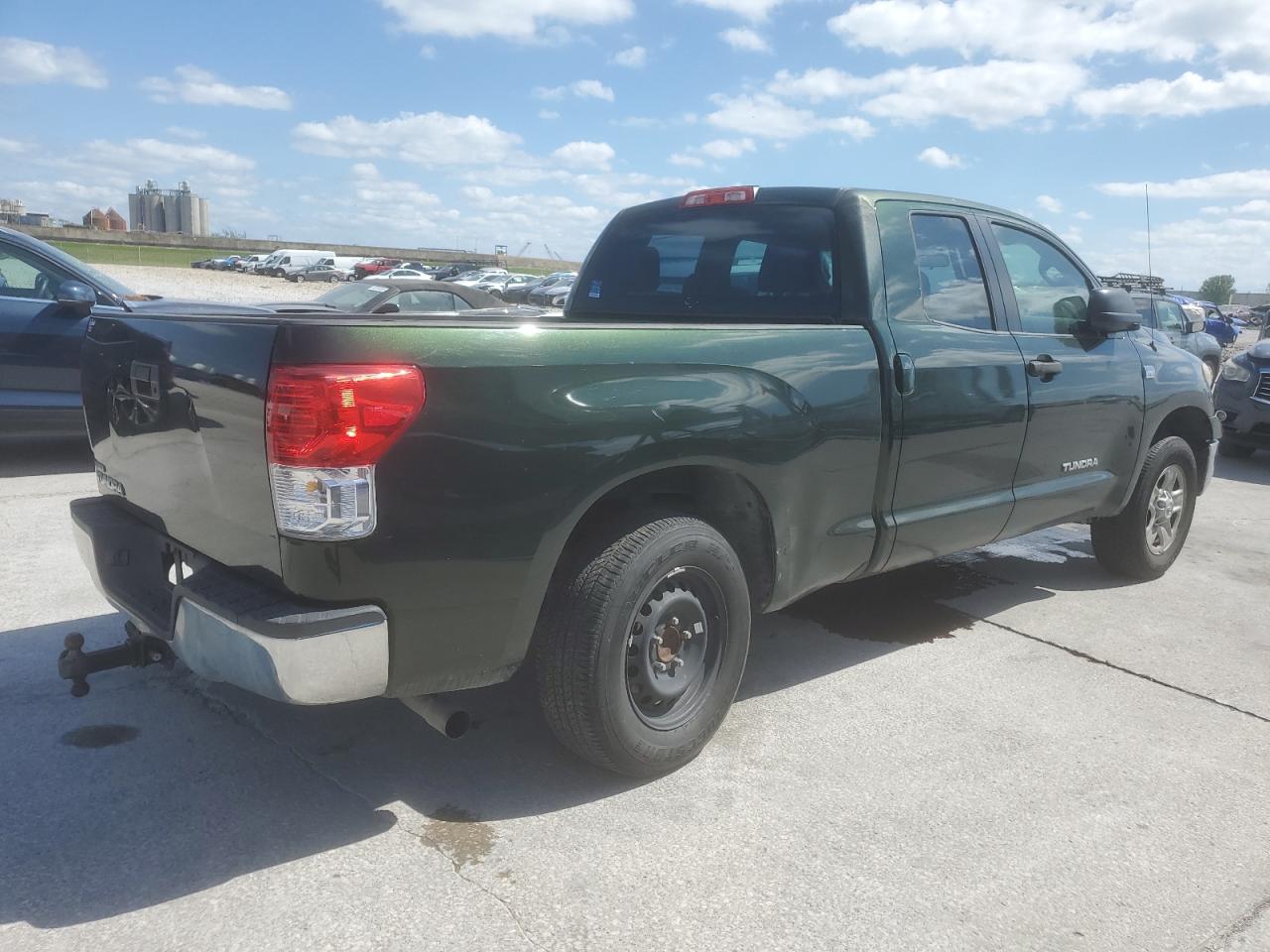 2010 Toyota Tundra Double Cab Sr5 Green vin: 5TFRM5F19AX004498
