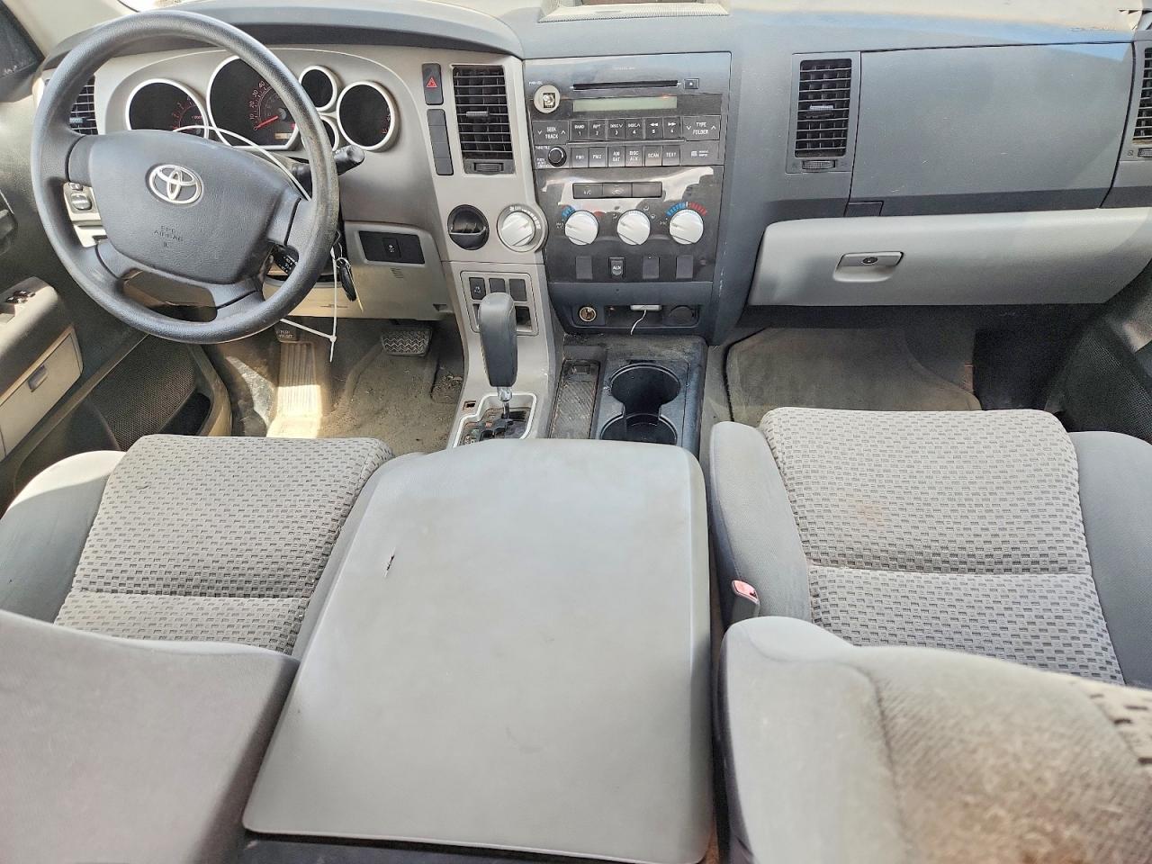 2010 Toyota Tundra Double Cab Sr5 Серый vin: 5TFRM5F19AX005845