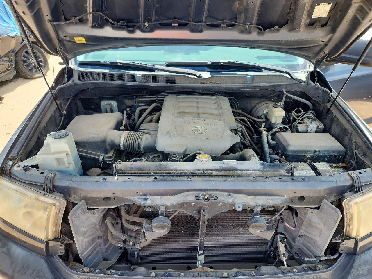 2010 Toyota Tundra Double Cab Sr5 Серый vin: 5TFRM5F19AX005845