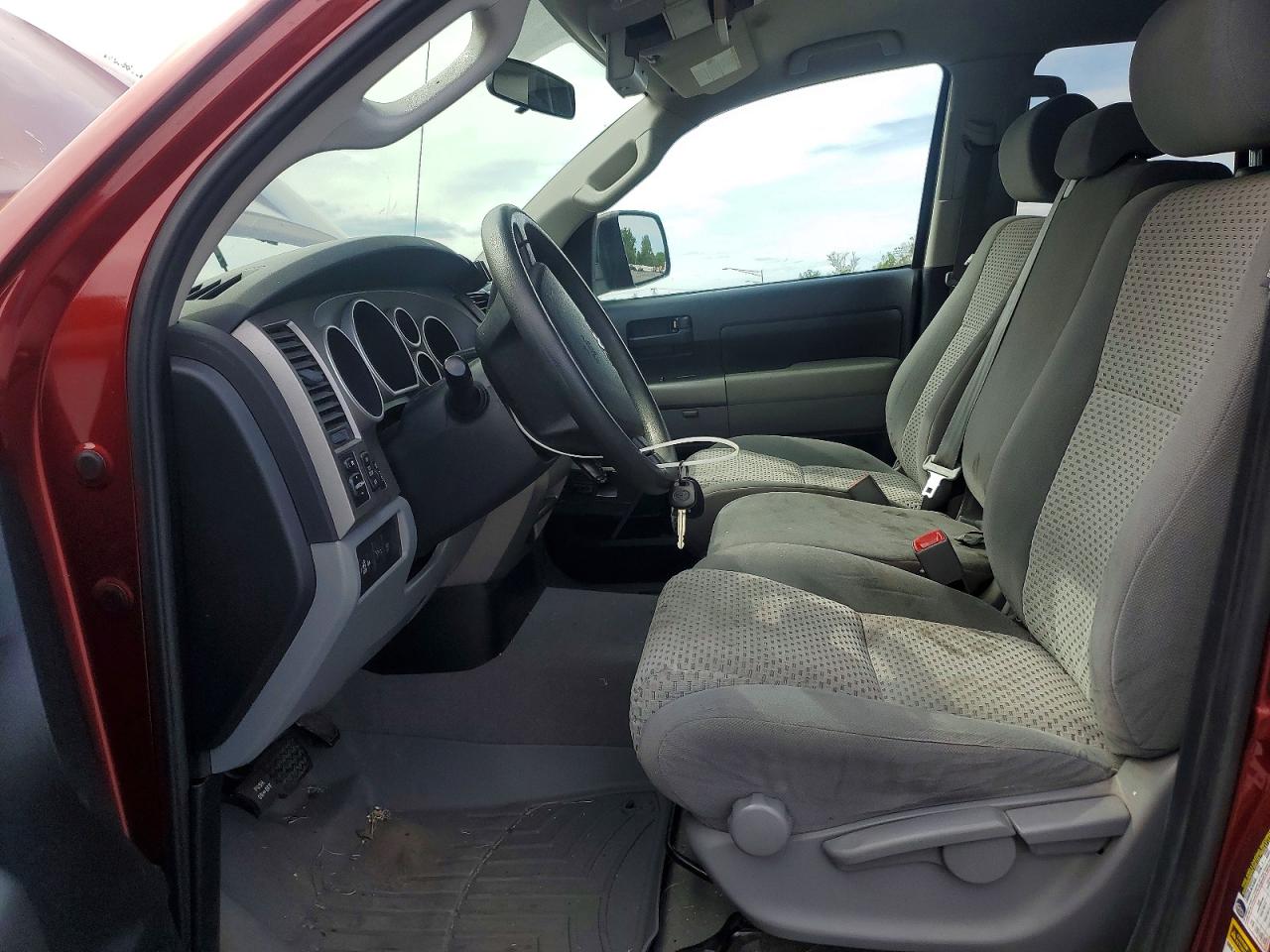 2010 Toyota Tundra Double Cab Sr5 Красный vin: 5TFRM5F19AX017297