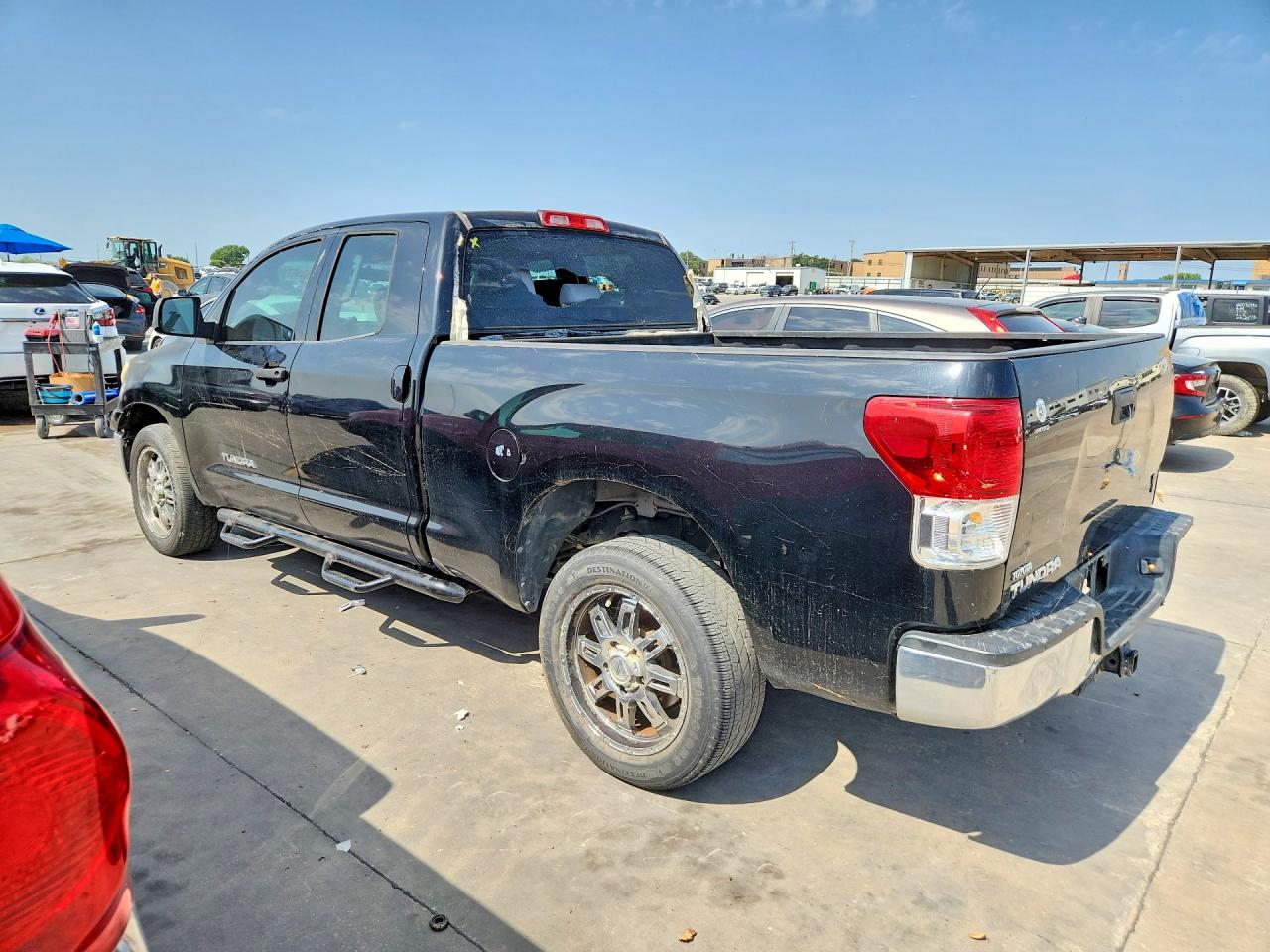 2011 Toyota Tundra Double Cab Sr5 Black vin: 5TFRM5F19BX033050