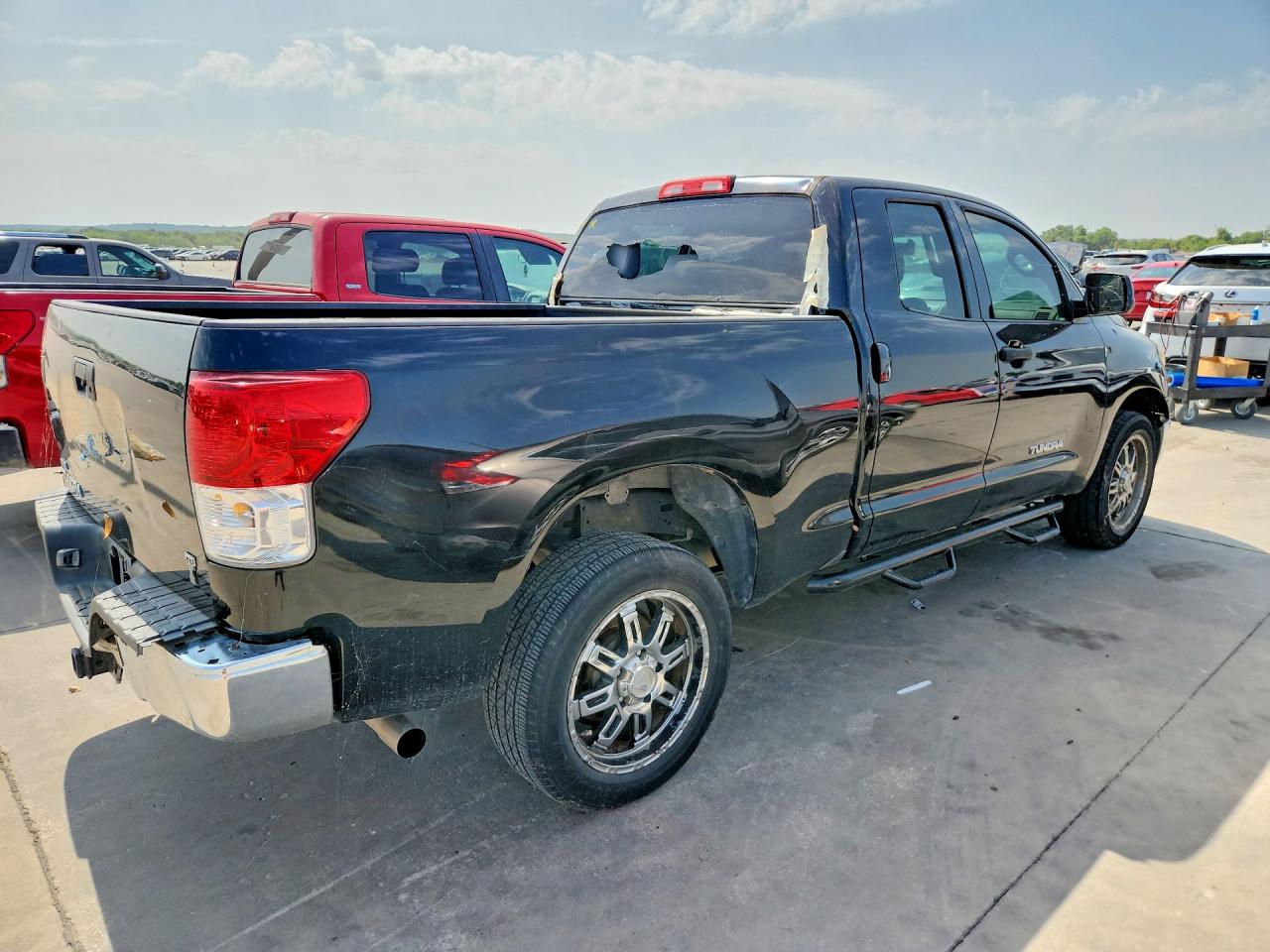 2011 Toyota Tundra Double Cab Sr5 Black vin: 5TFRM5F19BX033050