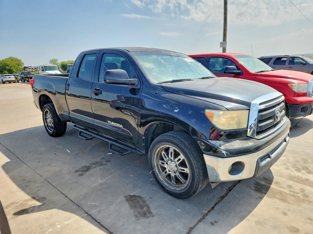 2011 Toyota Tundra Double Cab Sr5 Black vin: 5TFRM5F19BX033050