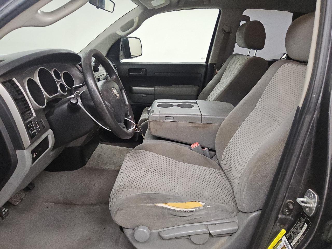 2011 Toyota Tundra Double Cab Sr5 Gray vin: 5TFRM5F19BX034022 Damage: Left Front Seat Cushion, Worn, Replacement Required
