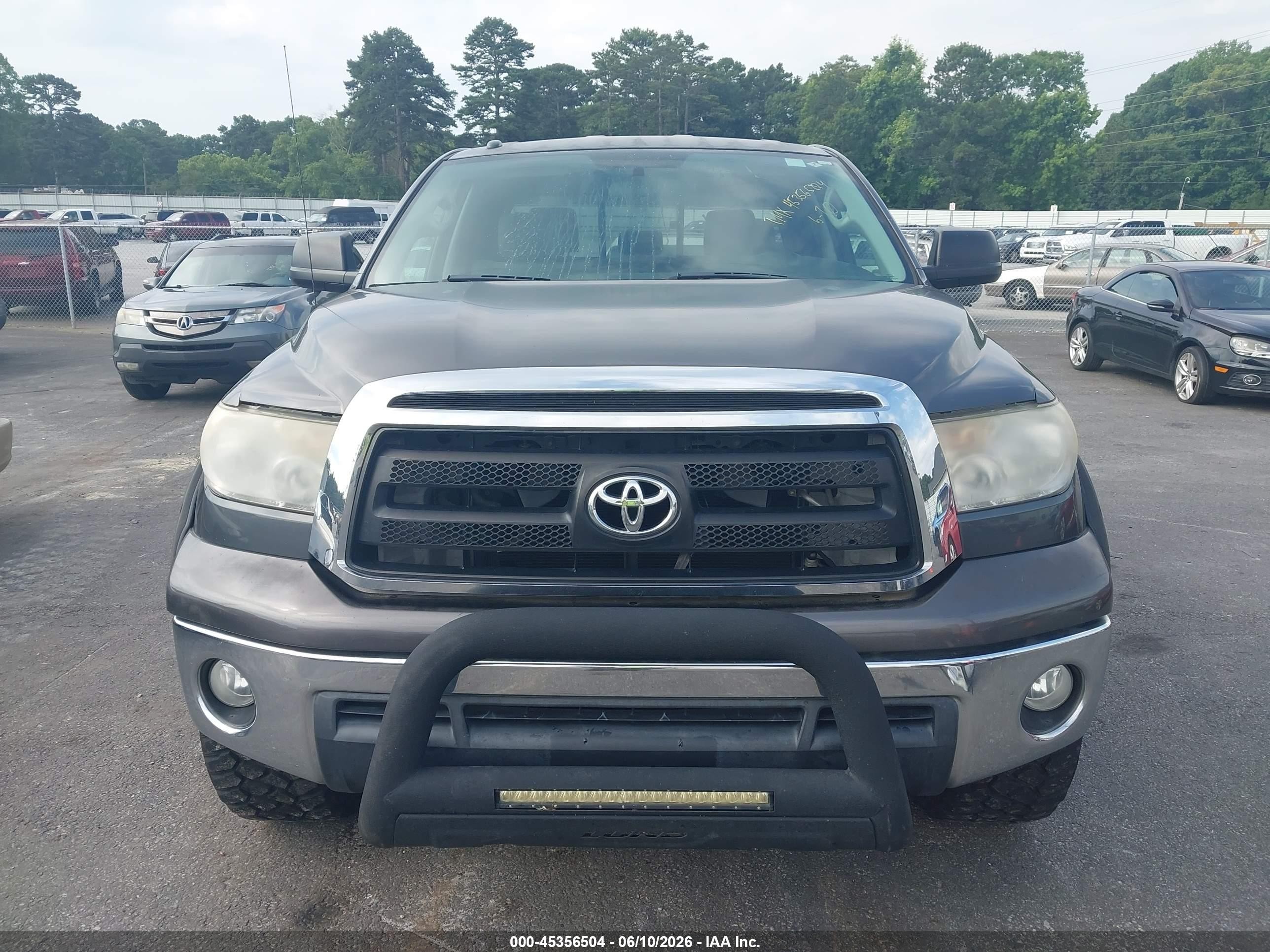 2012 Toyota Tundra Grade 4.6l V8 Gray vin: 5TFRM5F19CX040209