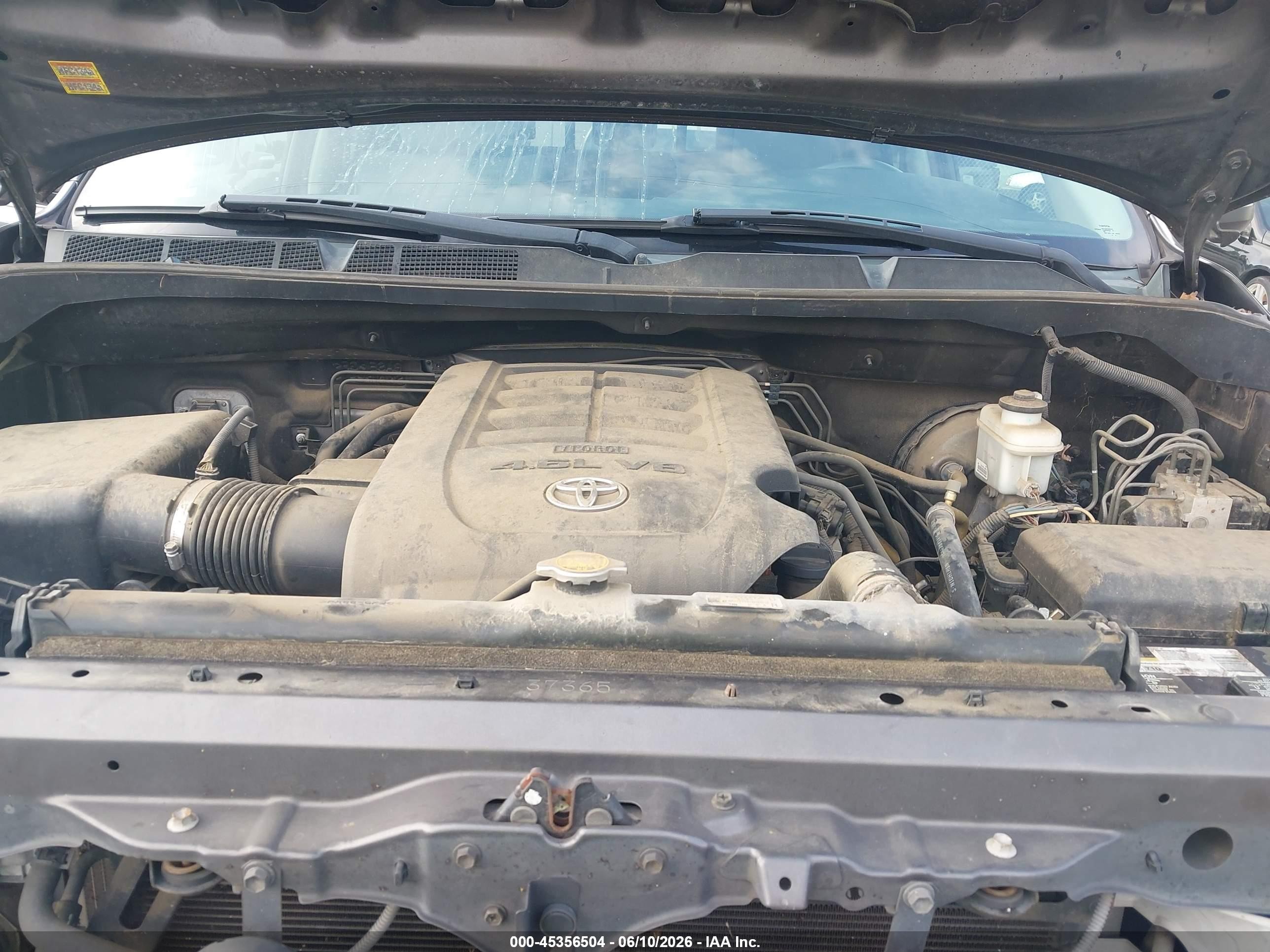 2012 Toyota Tundra Grade 4.6l V8 Gray vin: 5TFRM5F19CX040209