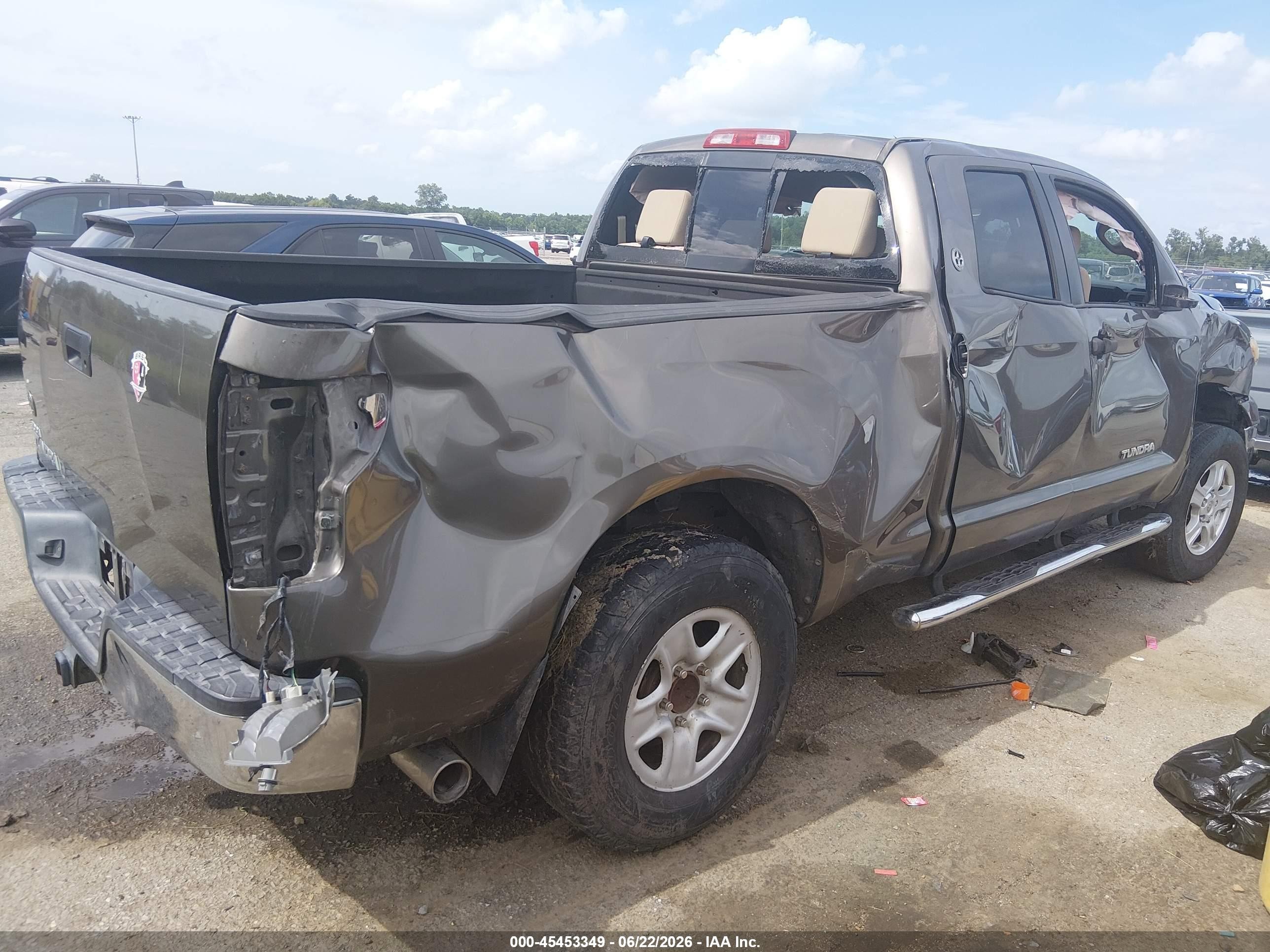 2013 Toyota Tundra Grade 4.6l V8 Brown vin: 5TFRM5F19DX053494