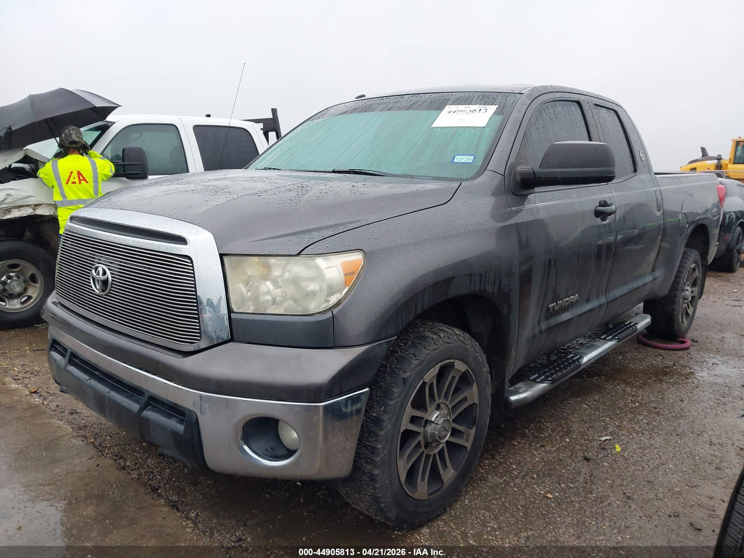 2013 Toyota Tundra Grade 4.6l V8 Gray vin: 5TFRM5F19DX061546
