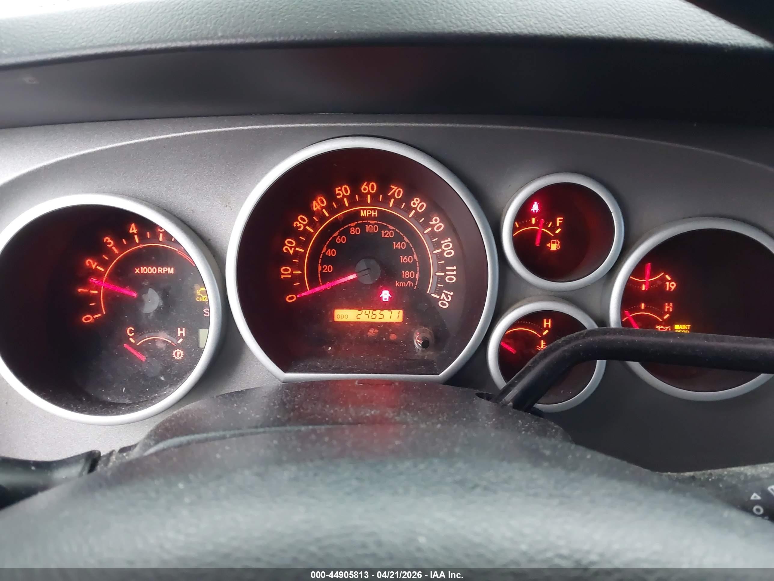 2013 Toyota Tundra Grade 4.6l V8 Gray vin: 5TFRM5F19DX061546