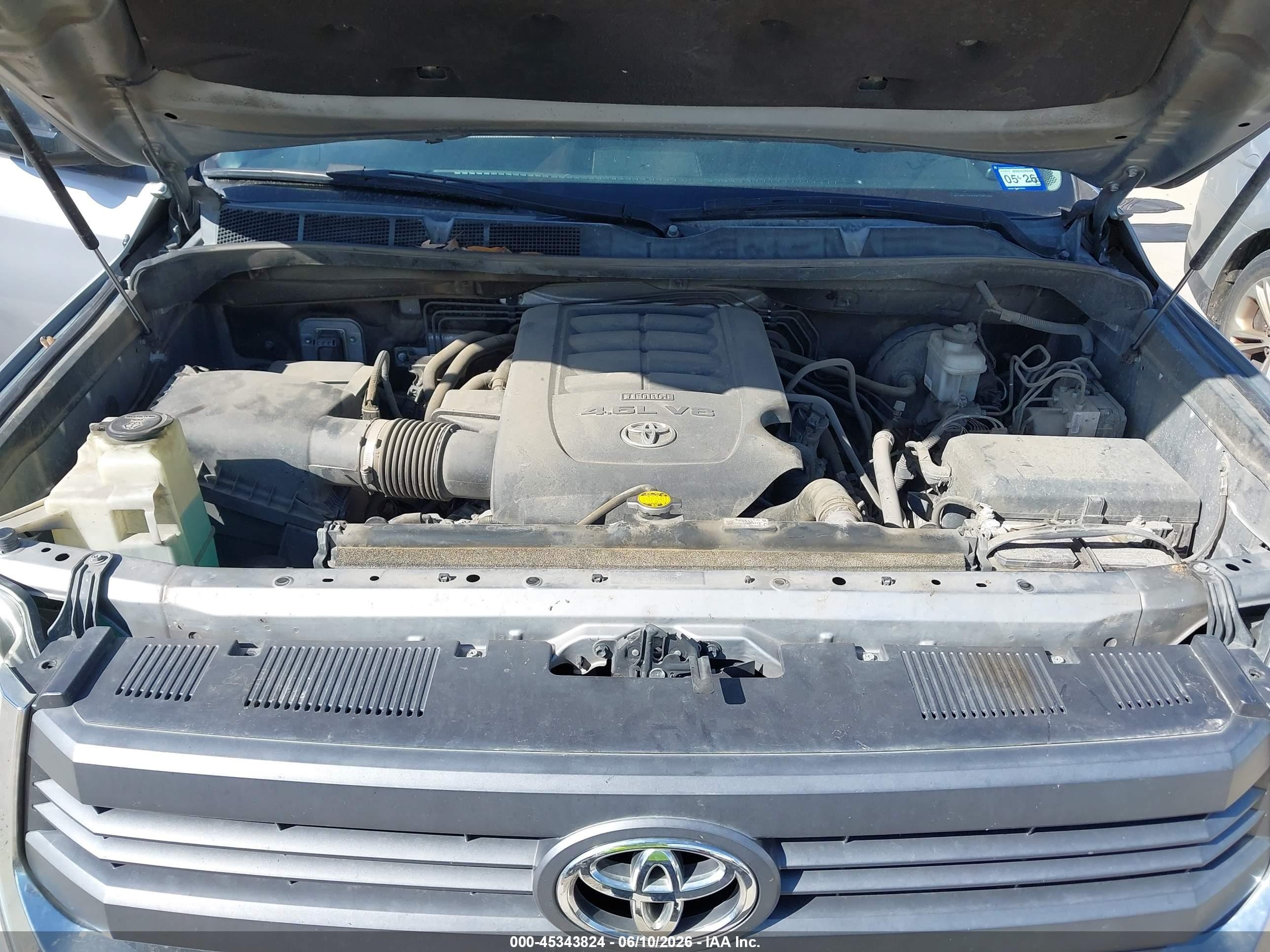2015 Toyota Tundra Sr5 4.6l V8 Silver vin: 5TFRM5F19FX094551