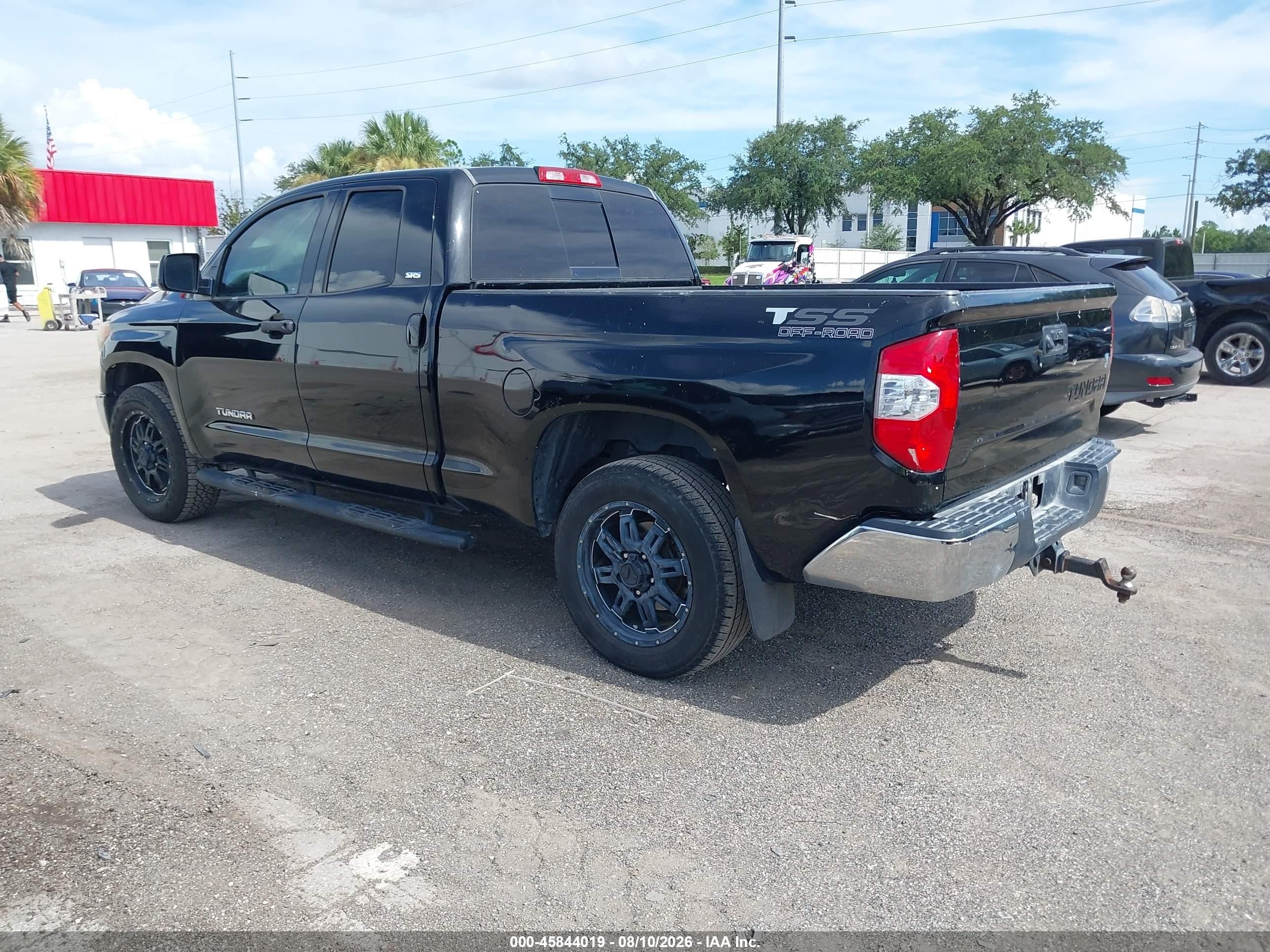 2015 Toyota Tundra Sr5 4.6l V8 Black vin: 5TFRM5F19FX094789