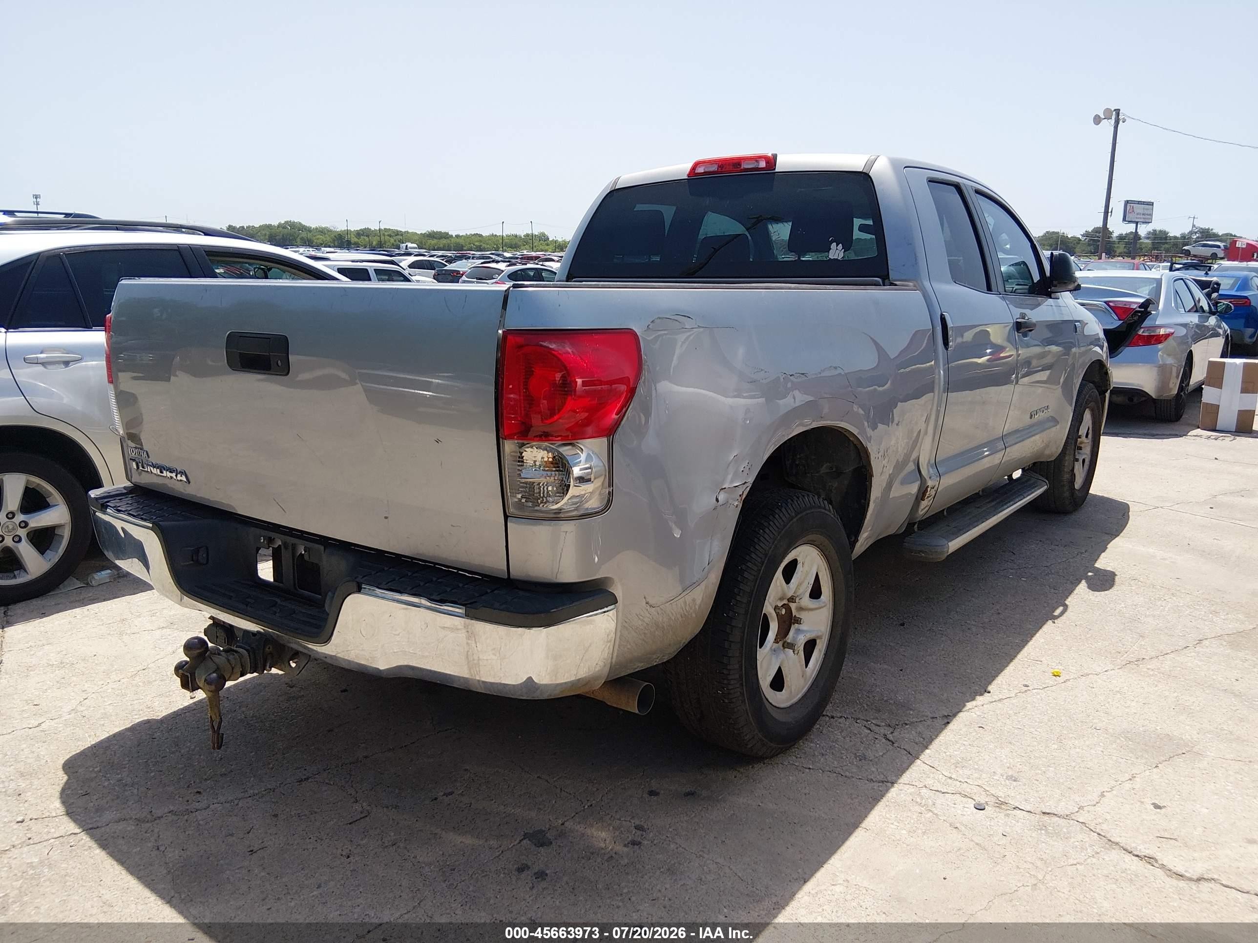 2010 Toyota Tundra Grade 4.6l V8 Light Blue vin: 5TFRM5F1XAX009998