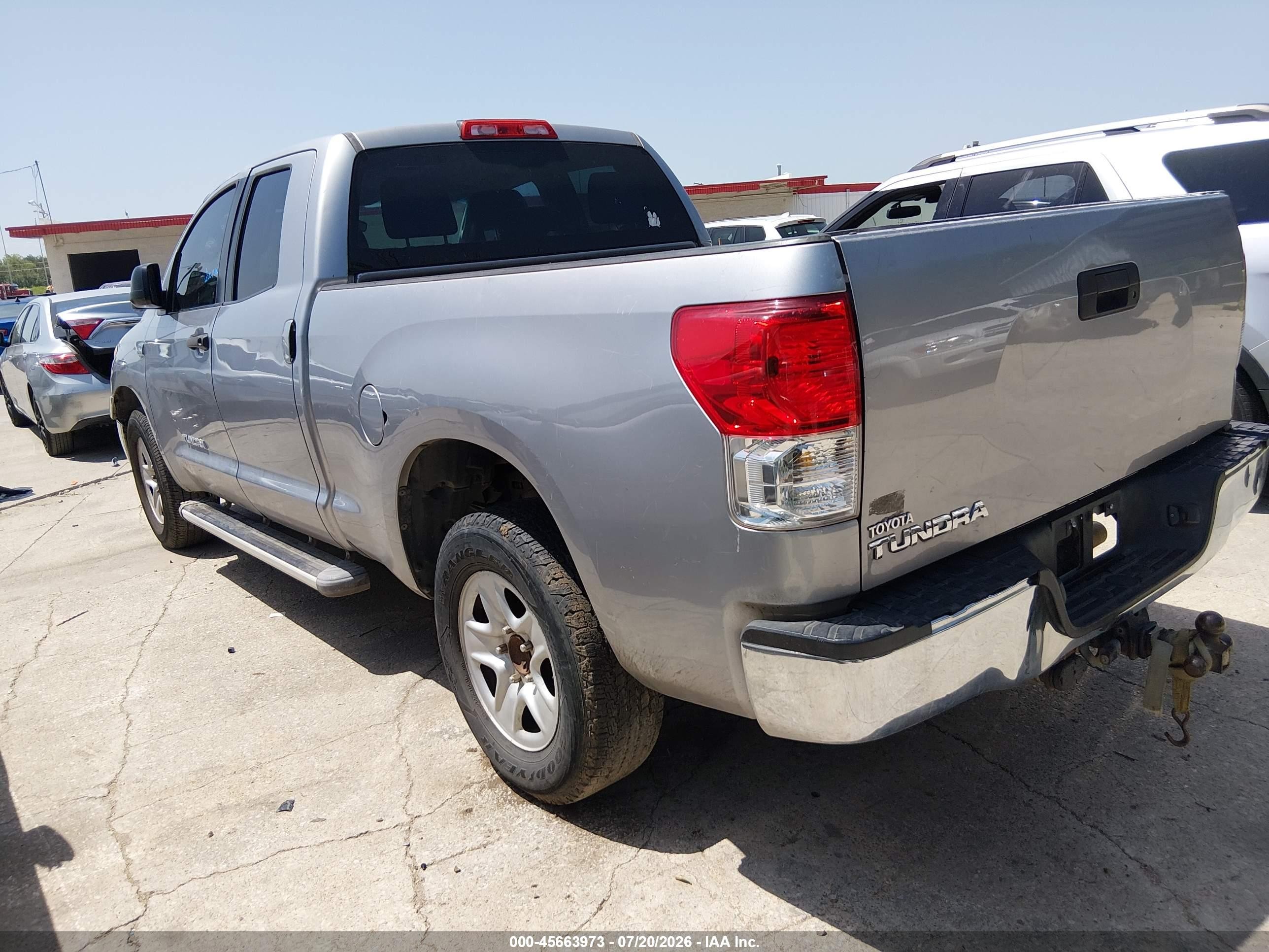 2010 Toyota Tundra Grade 4.6l V8 Light Blue vin: 5TFRM5F1XAX009998