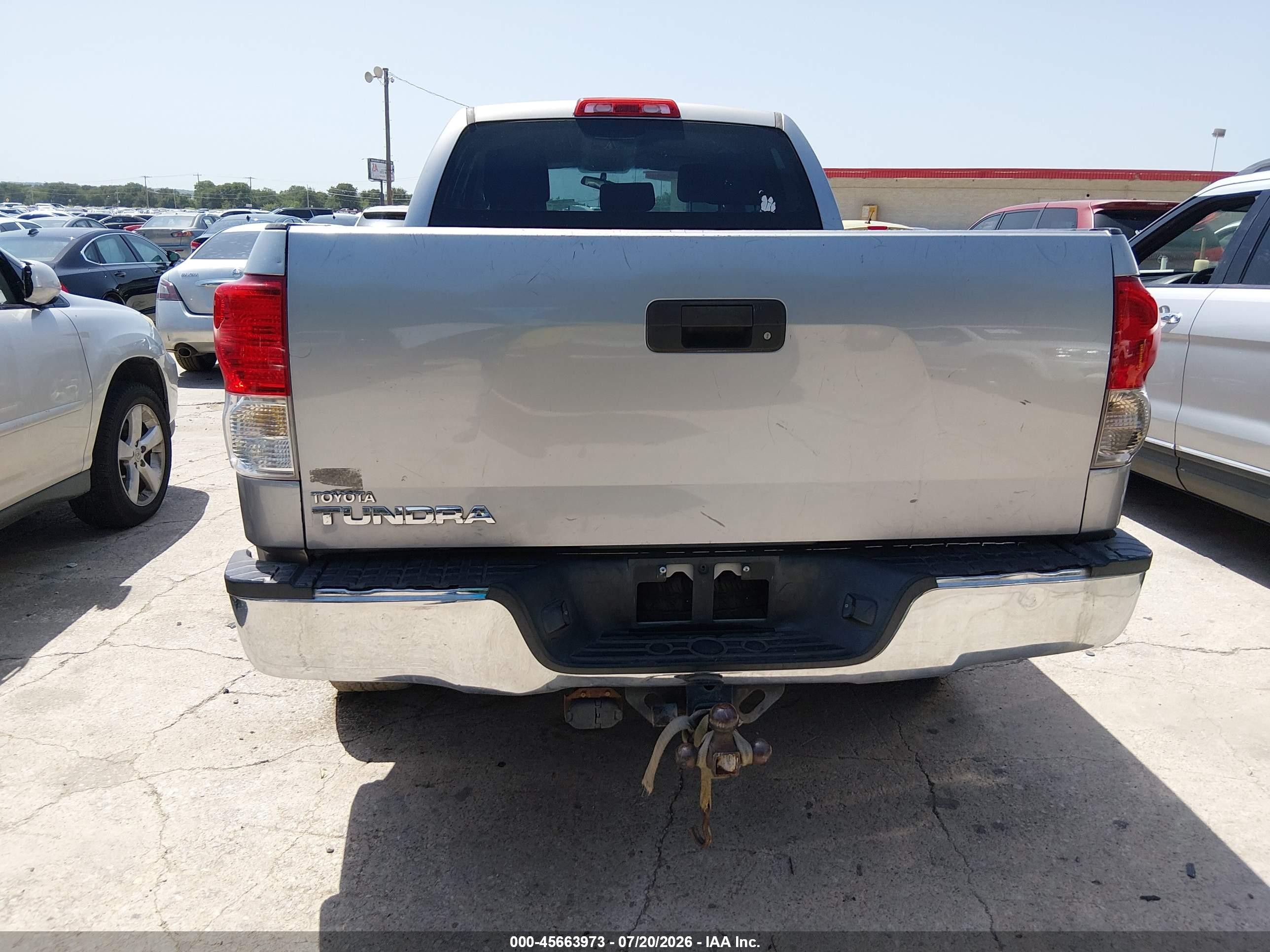 2010 Toyota Tundra Grade 4.6l V8 Light Blue vin: 5TFRM5F1XAX009998