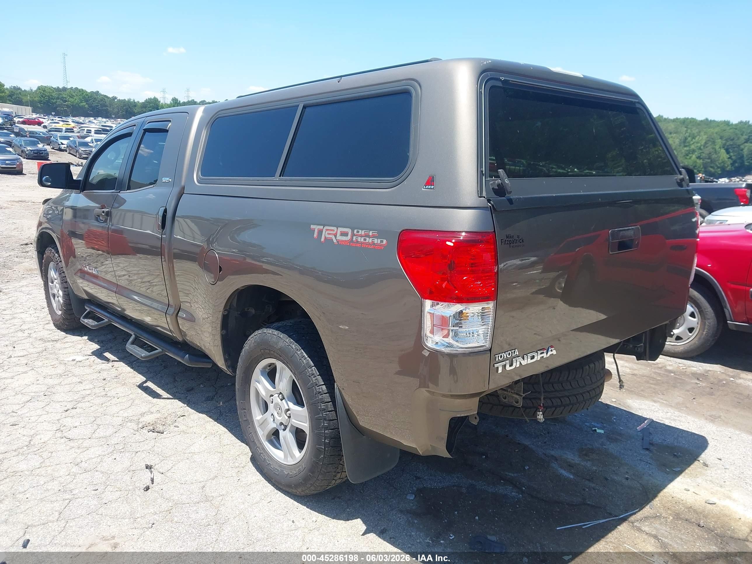 2011 Toyota Tundra Grade 4.6l V8 Brown vin: 5TFRM5F1XBX027533