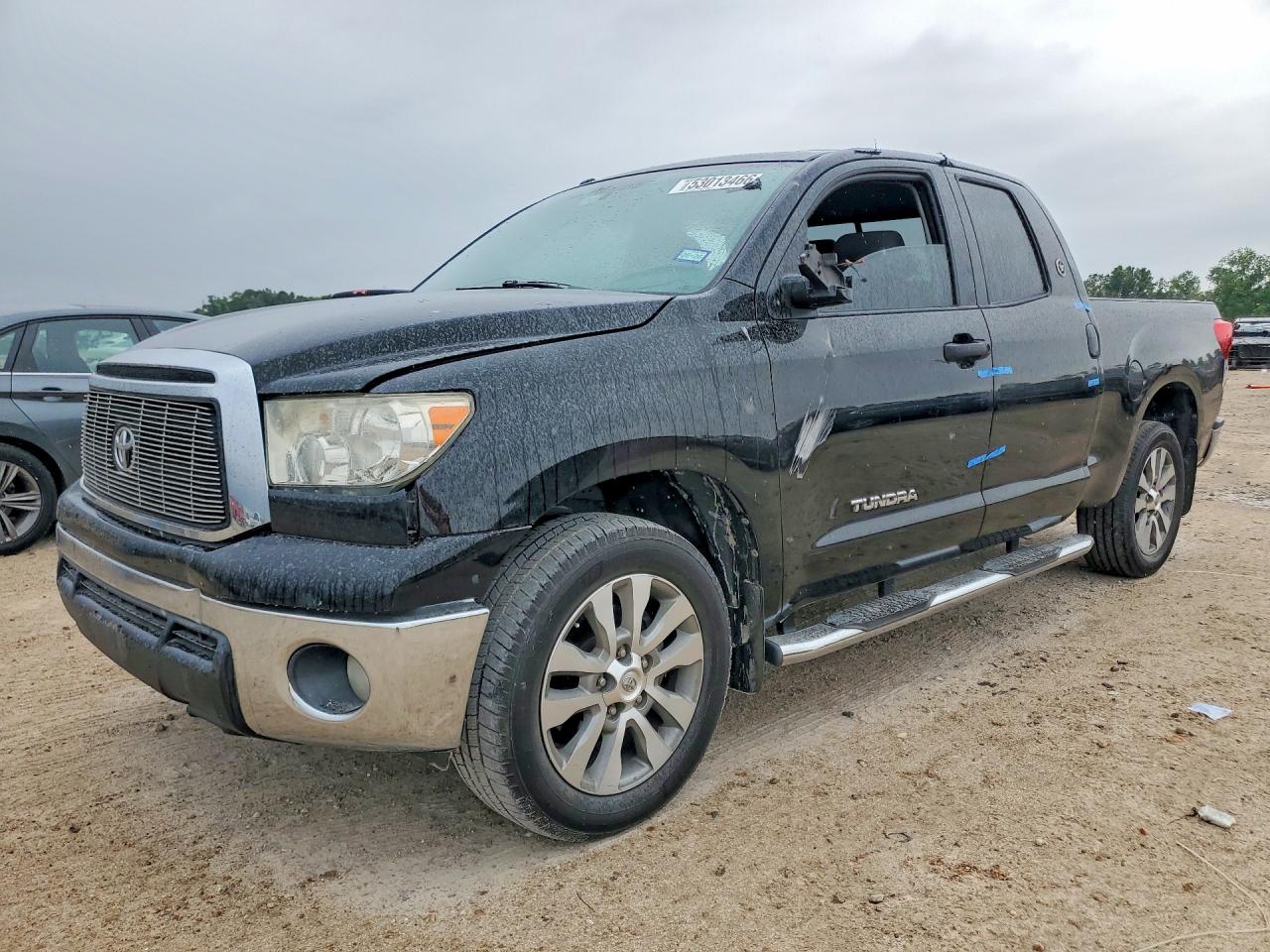 2013 Toyota Tundra Double Cab Sr5 Black vin: 5TFRM5F1XDX066917