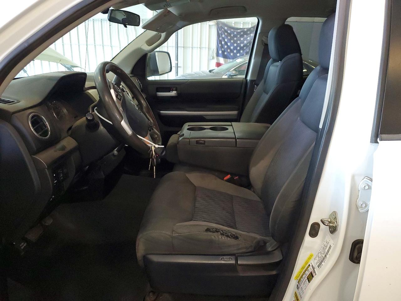 2014 Toyota Tundra Sr5 White vin: 5TFRM5F1XEX075506