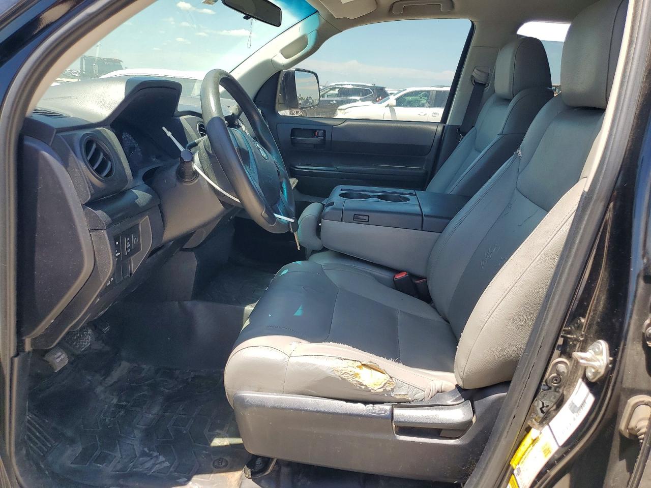 2015 Toyota Tundra Sr Black vin: 5TFRM5F1XFX086426