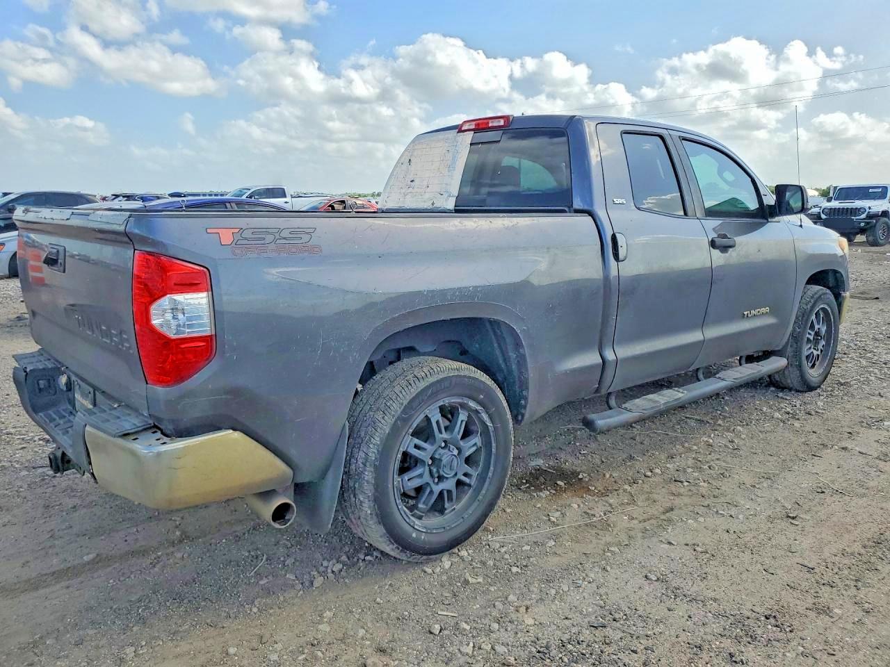 2015 Toyota Tundra Sr5 Gray vin: 5TFRM5F1XFX087589