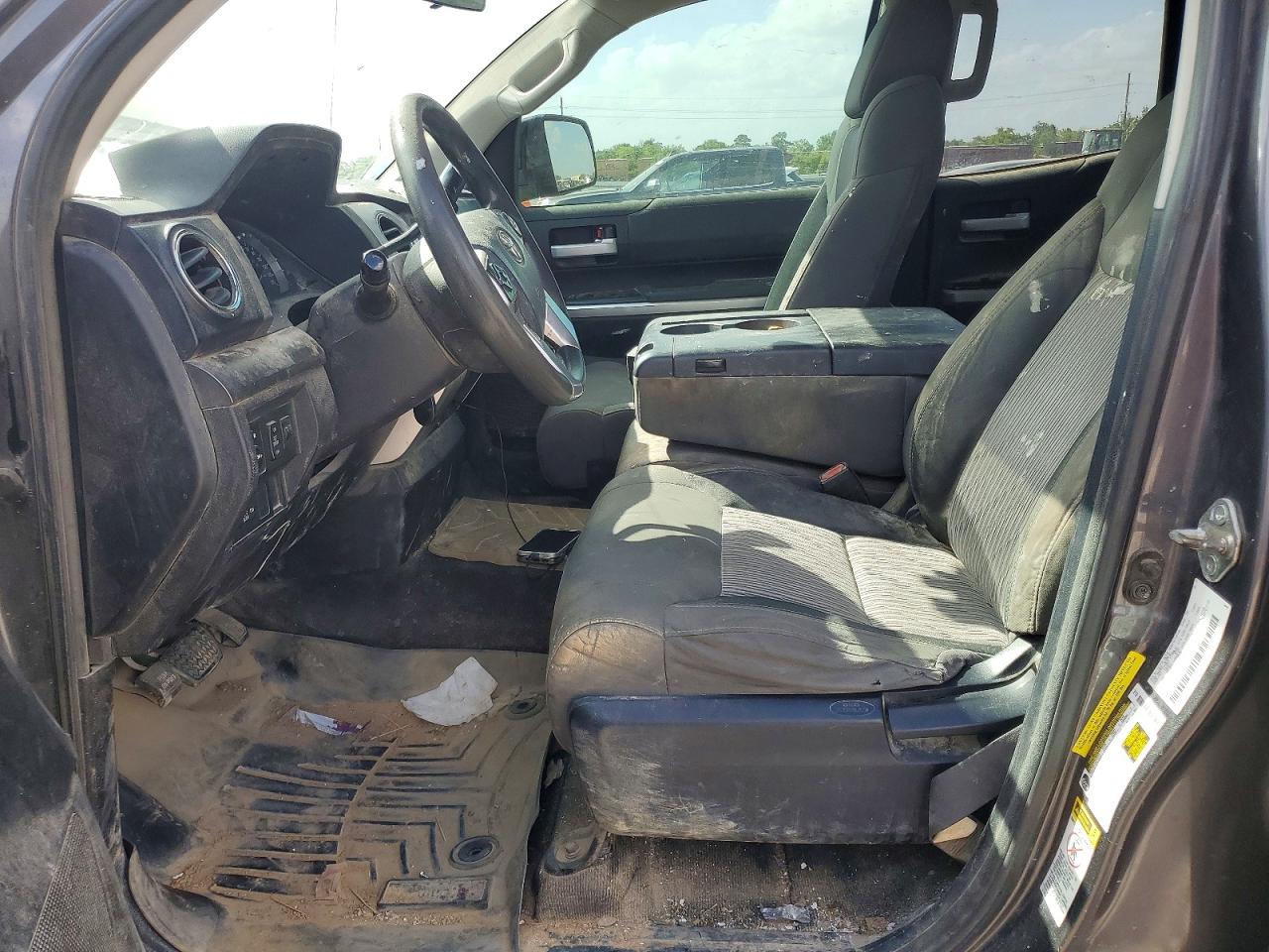 2015 Toyota Tundra Sr5 Gray vin: 5TFRM5F1XFX087589