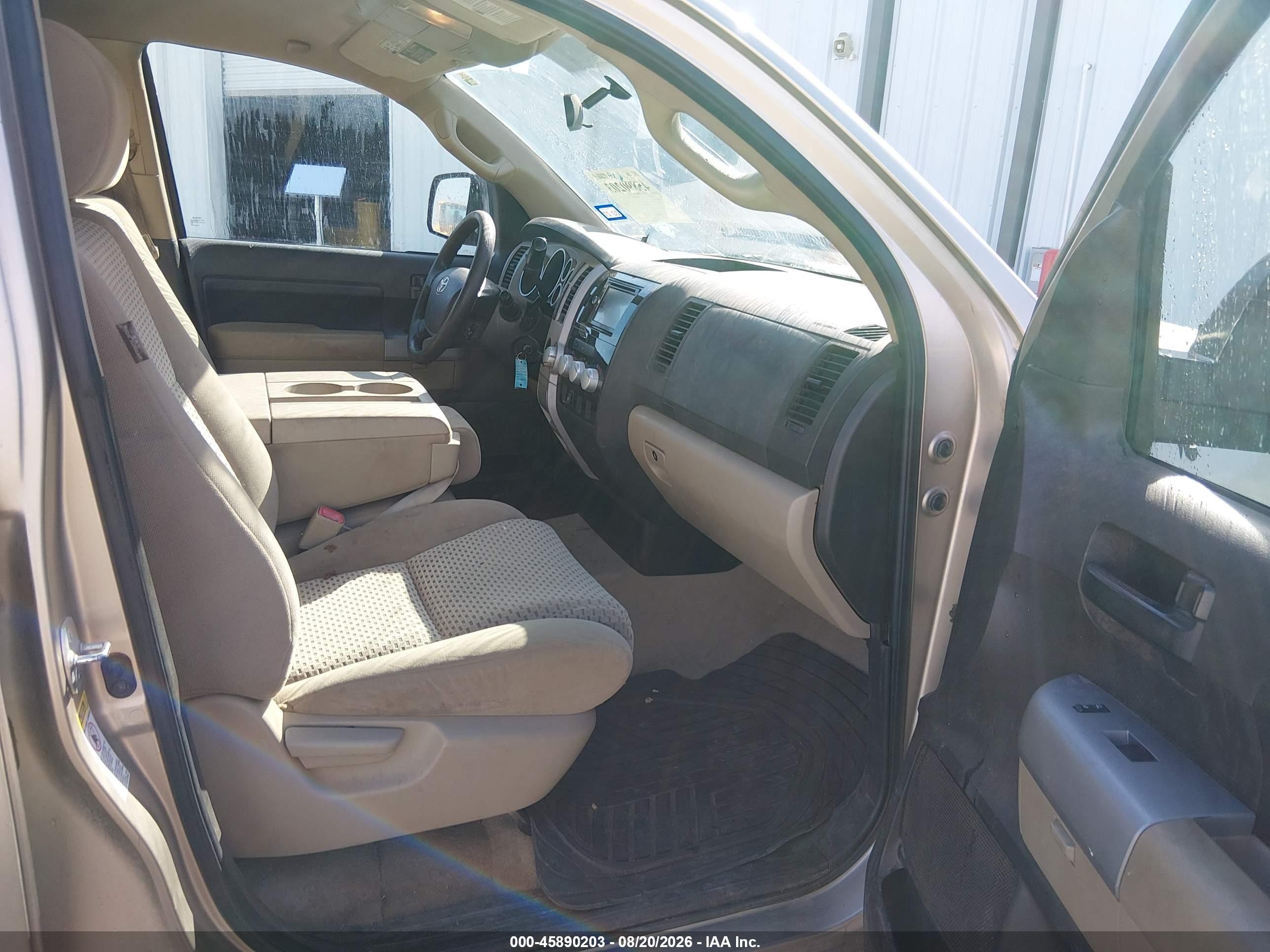 2008 Toyota Tundra Base 4.7l V8 Champagne vin: 5TFRT54108X019245