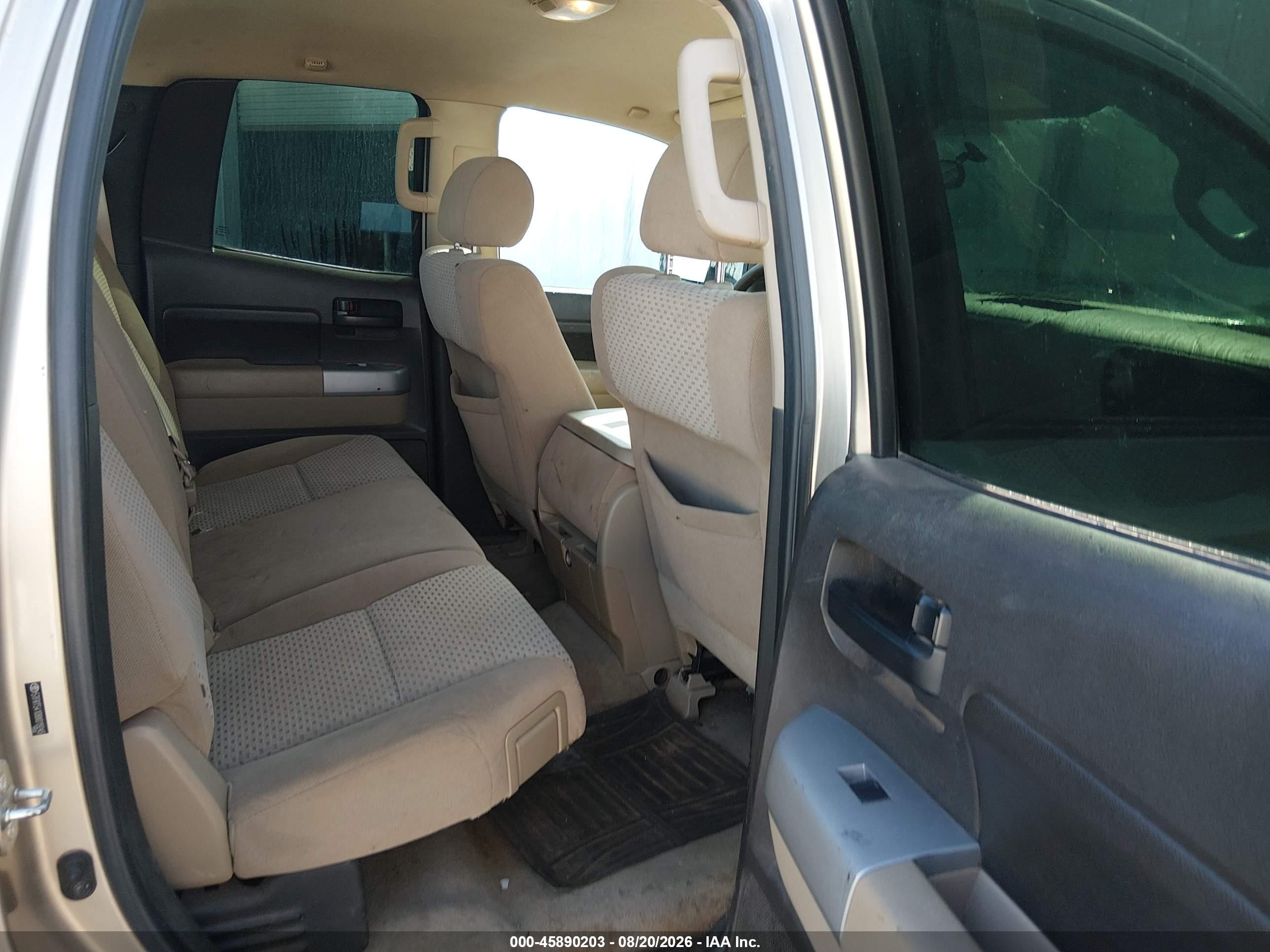 2008 Toyota Tundra Base 4.7l V8 Champagne vin: 5TFRT54108X019245