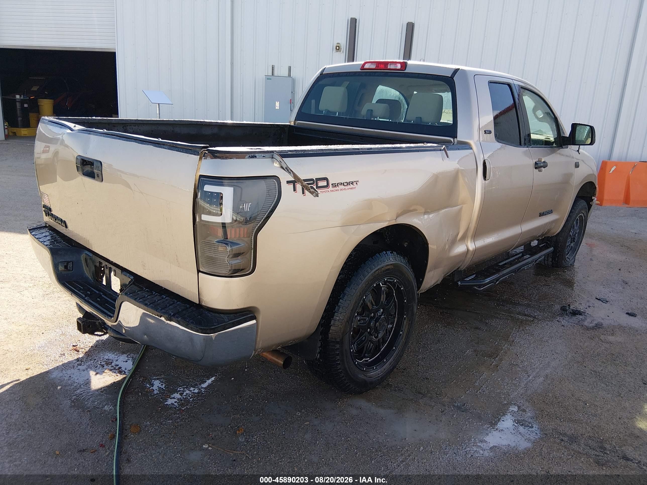 2008 Toyota Tundra Base 4.7l V8 Champagne vin: 5TFRT54108X019245