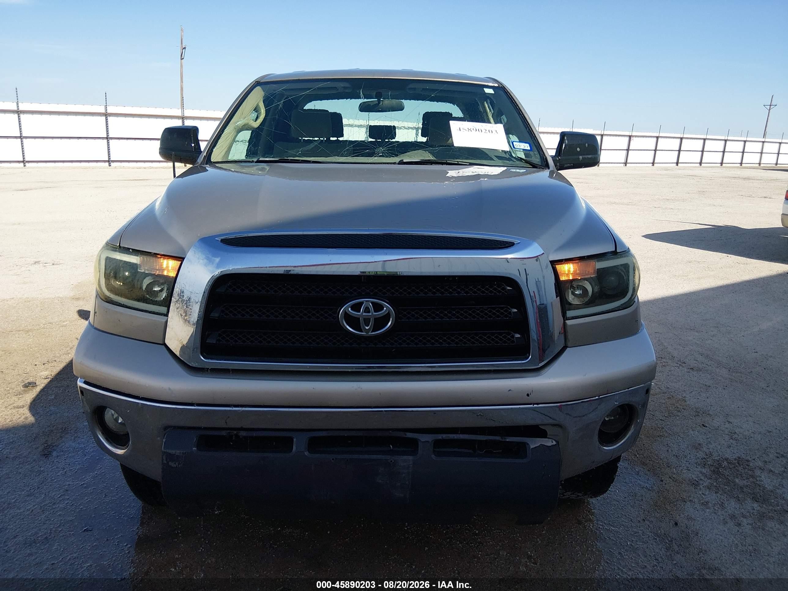 2008 Toyota Tundra Base 4.7l V8 Champagne vin: 5TFRT54108X019245