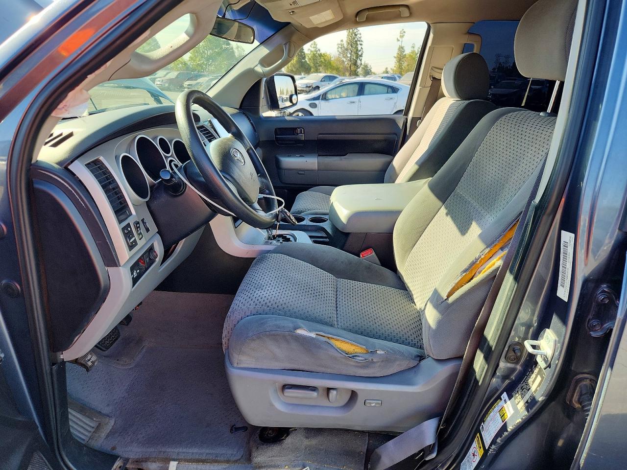 2007 Toyota Tundra Double Cab Sr5 Gray vin: 5TFRT54127X005975