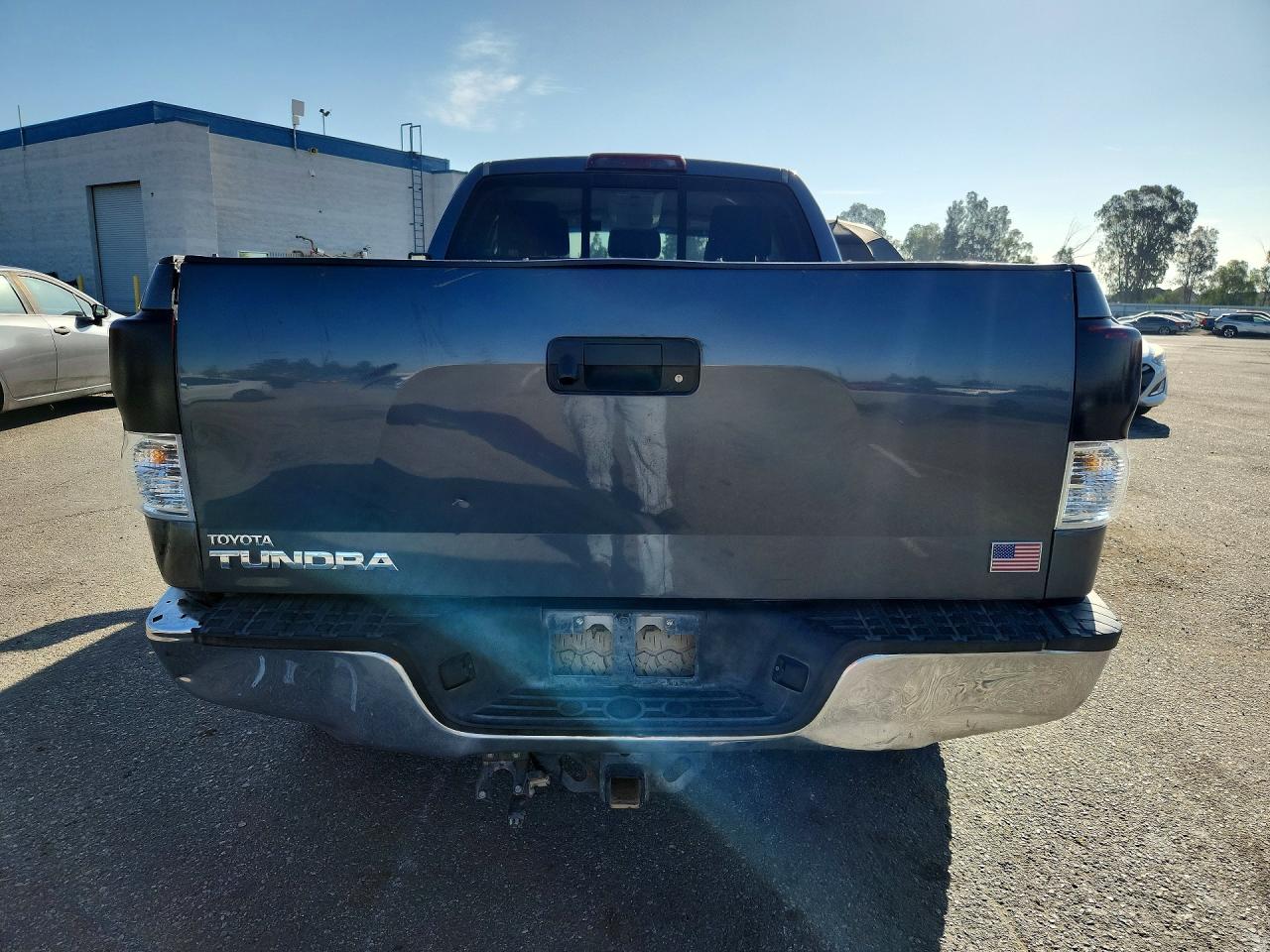 2007 Toyota Tundra Double Cab Sr5 Gray vin: 5TFRT54127X005975