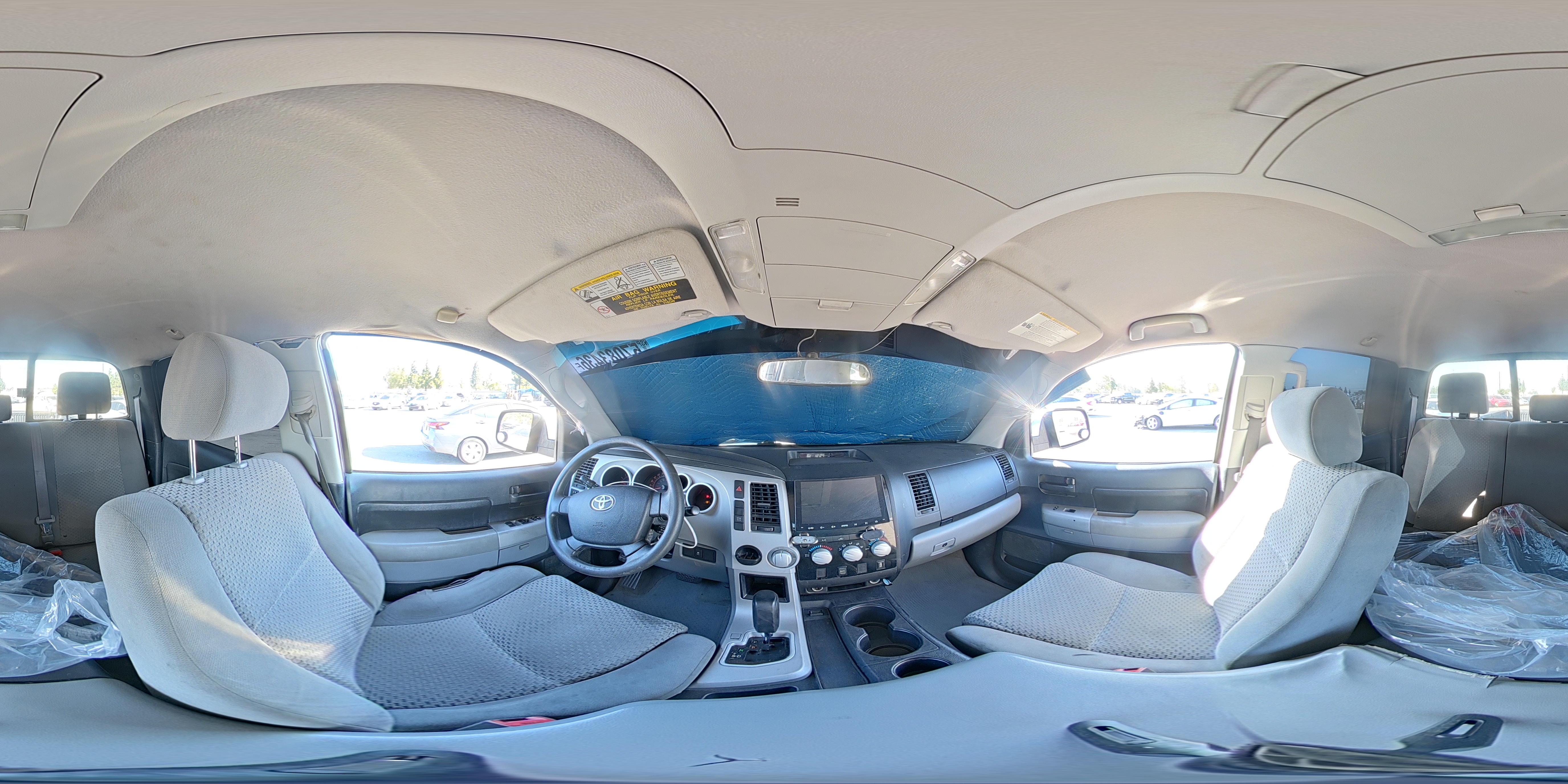 2007 Toyota Tundra Double Cab Sr5 Gray vin: 5TFRT54127X005975