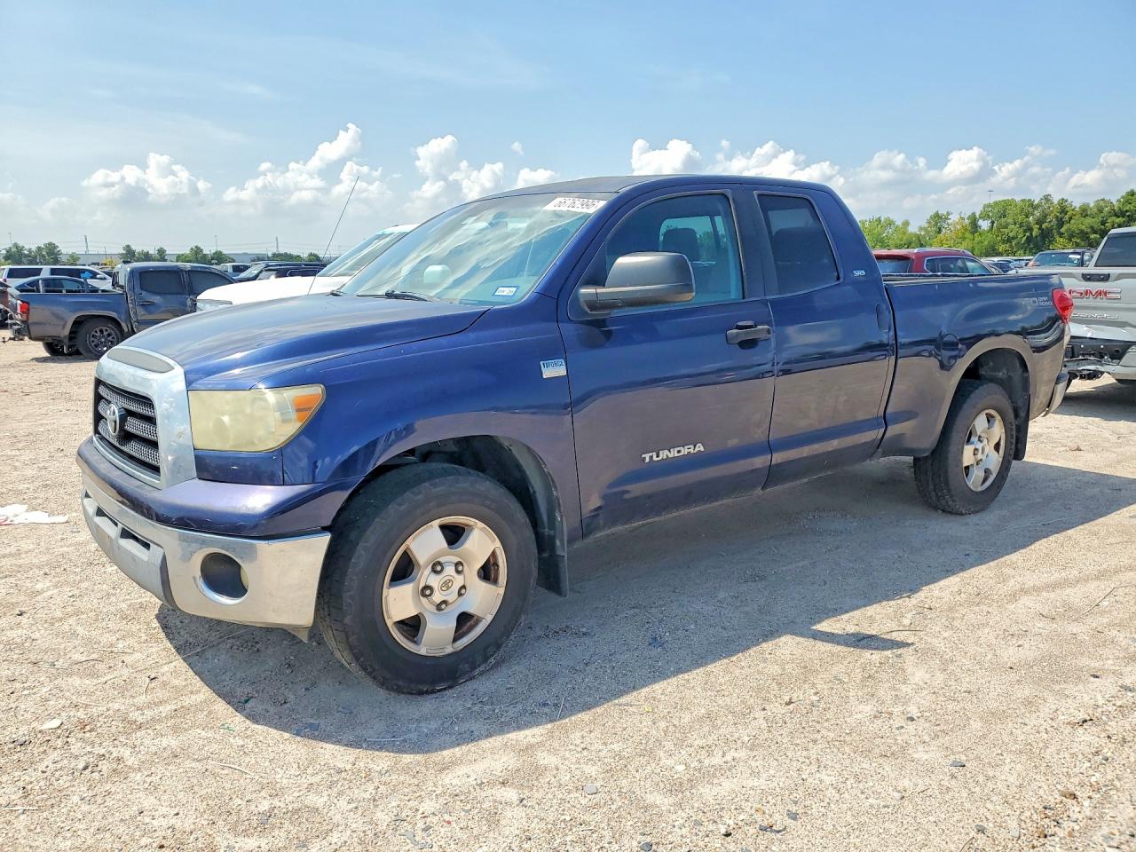 2007 Toyota Tundra Sr5 Blue vin: 5TFRT54127X008391