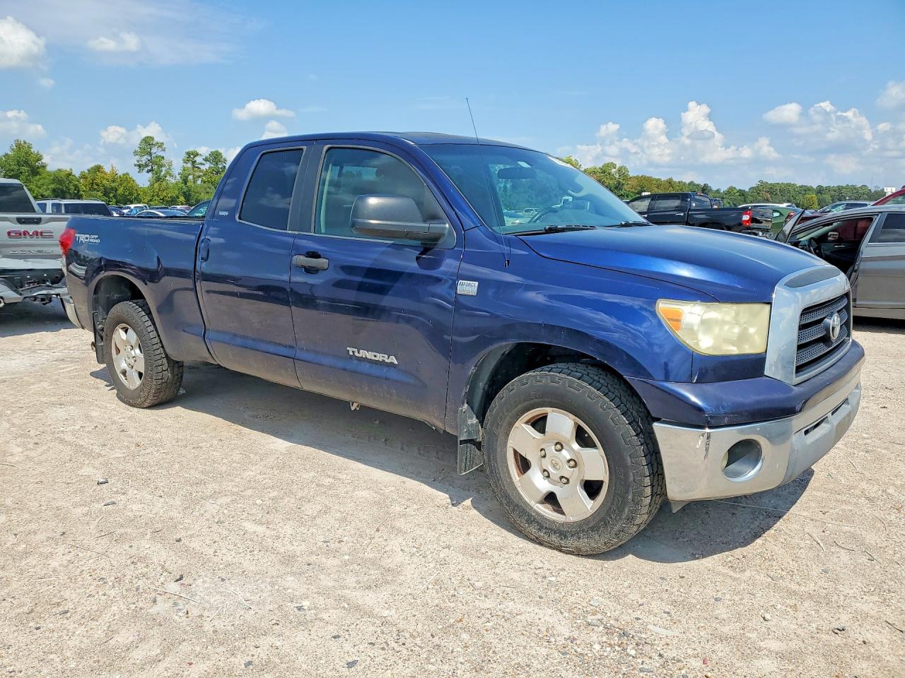 2007 Toyota Tundra Sr5 Blue vin: 5TFRT54127X008391