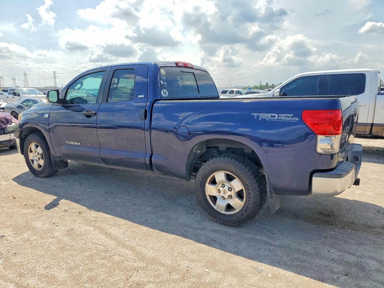2007 Toyota Tundra Sr5 Blue vin: 5TFRT54127X008391