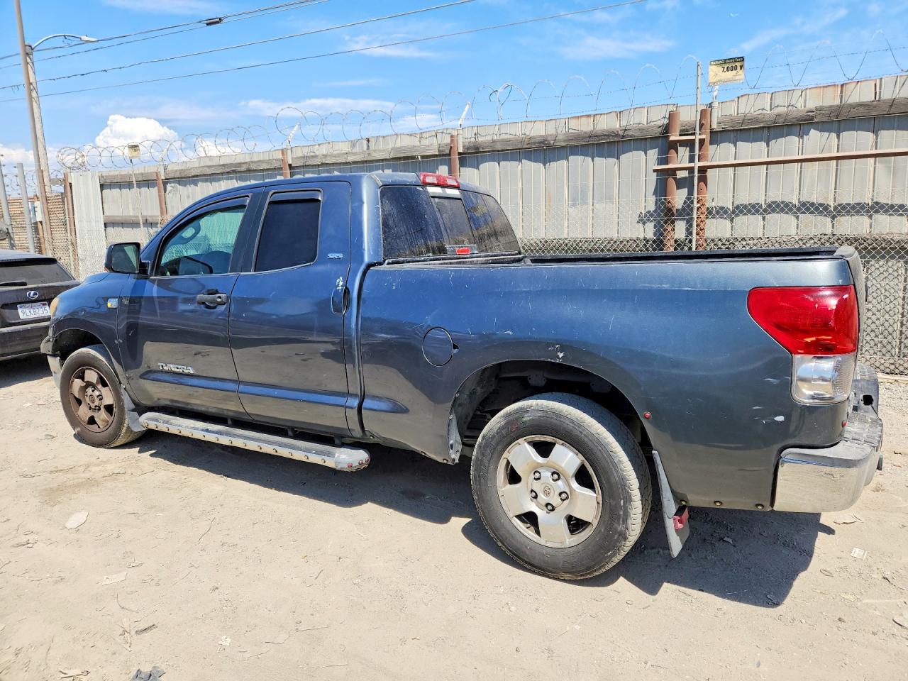 2007 Toyota Tundra Sr5 Blue vin: 5TFRT54127X014434
