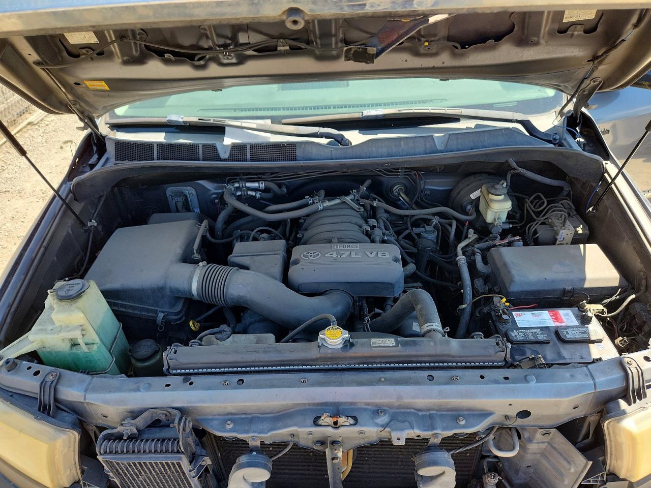 2007 Toyota Tundra Sr5 Blue vin: 5TFRT54127X014434