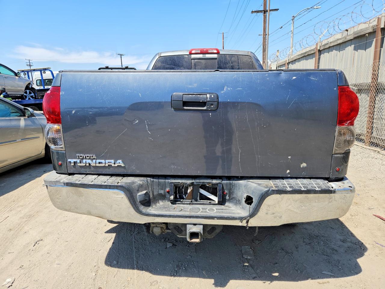 2007 Toyota Tundra Sr5 Blue vin: 5TFRT54127X014434