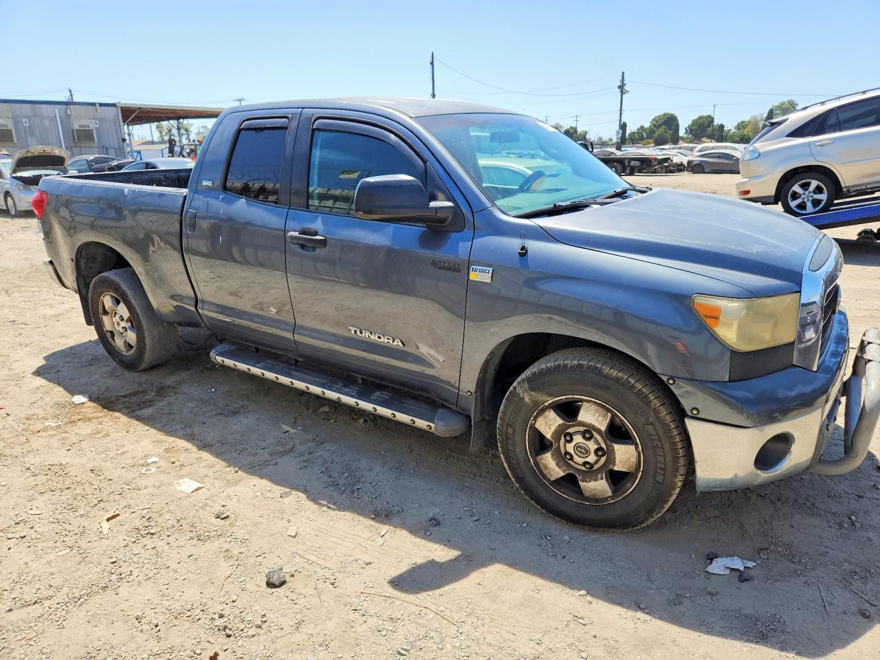 2007 Toyota Tundra Sr5 Blue vin: 5TFRT54127X014434