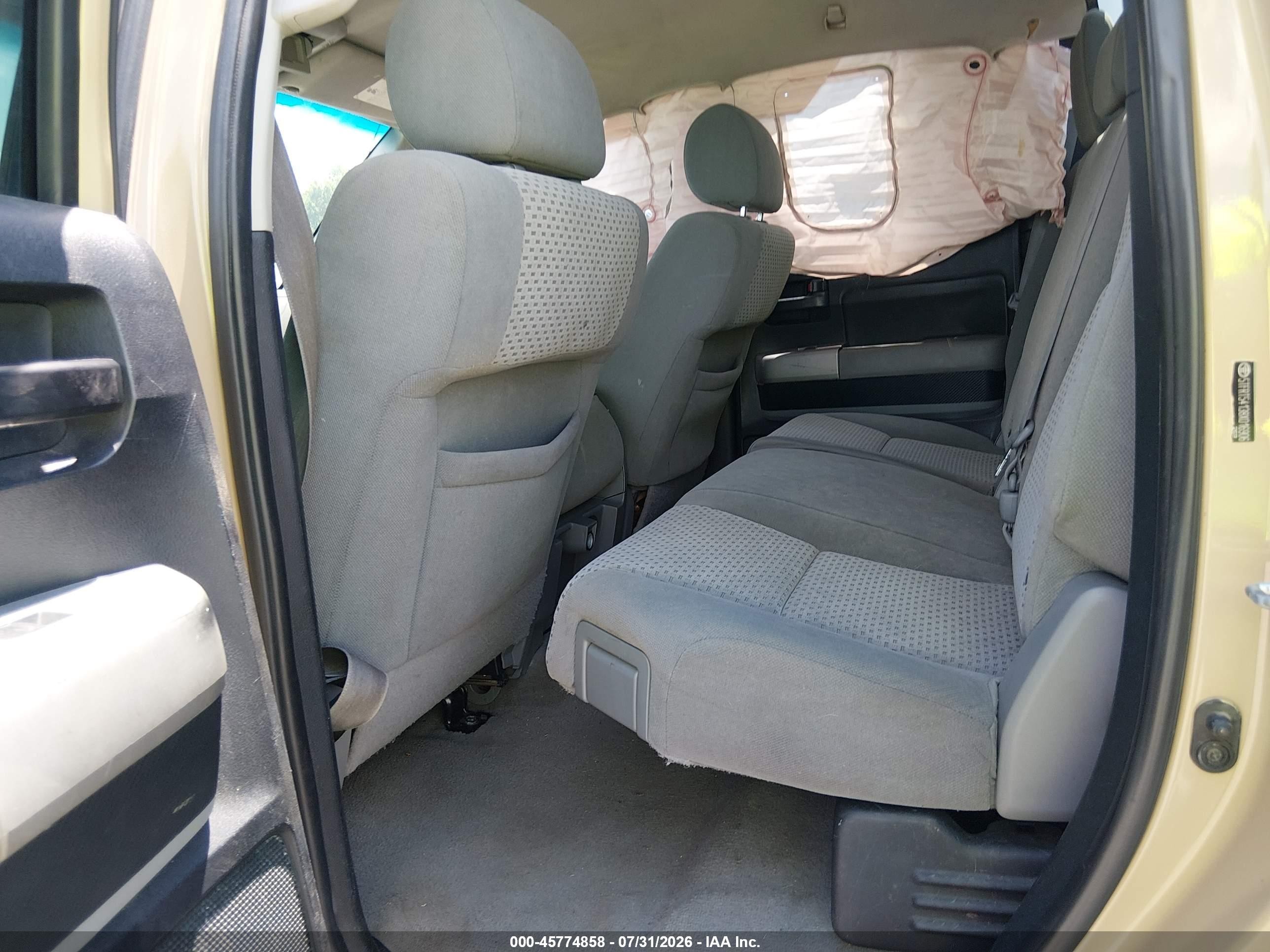 2008 Toyota Tundra Base 4.7l V8 Tan vin: 5TFRT54138X016906