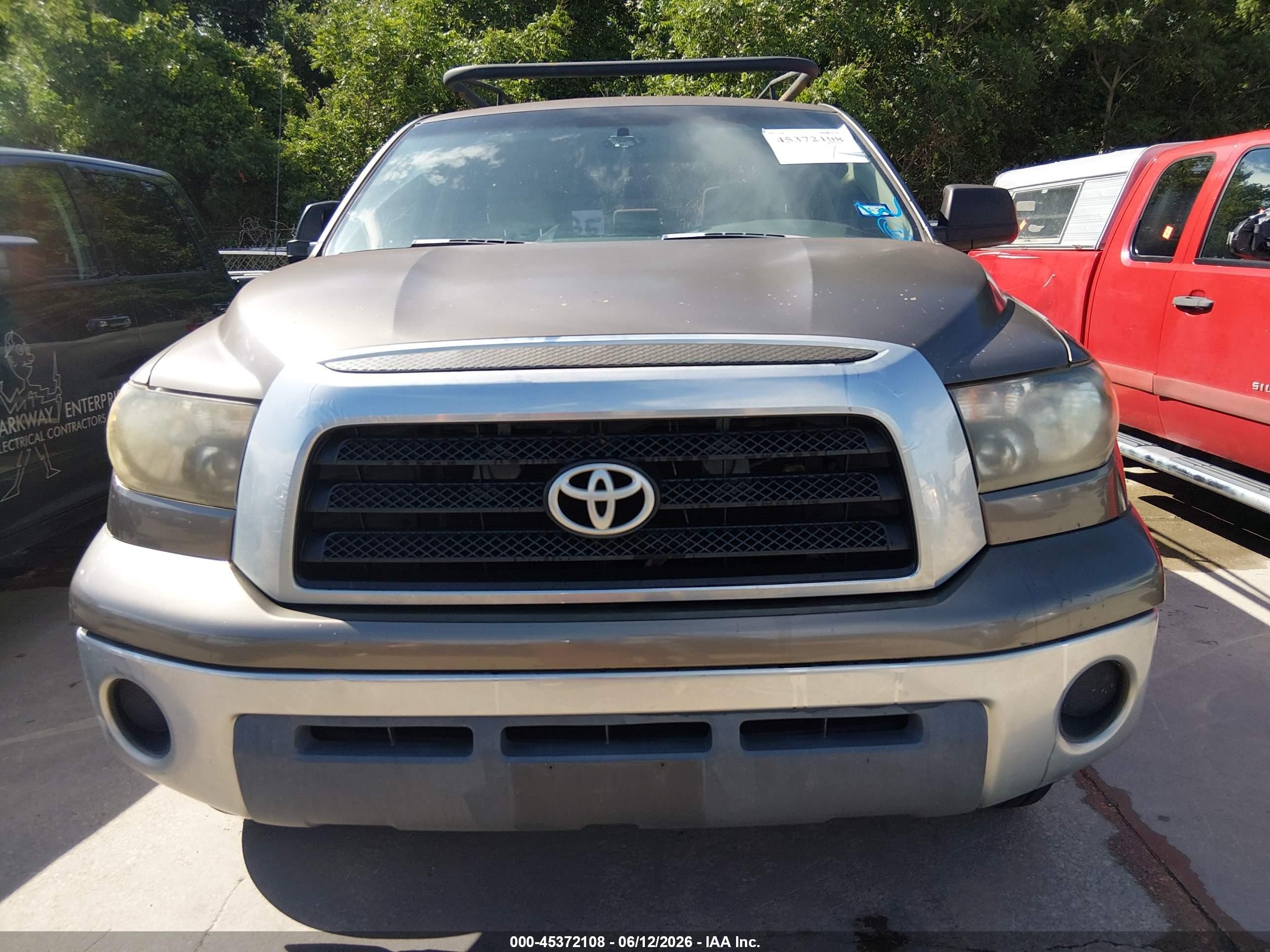 2008 Toyota Tundra Base 4.7l V8 Beige vin: 5TFRT54138X017604