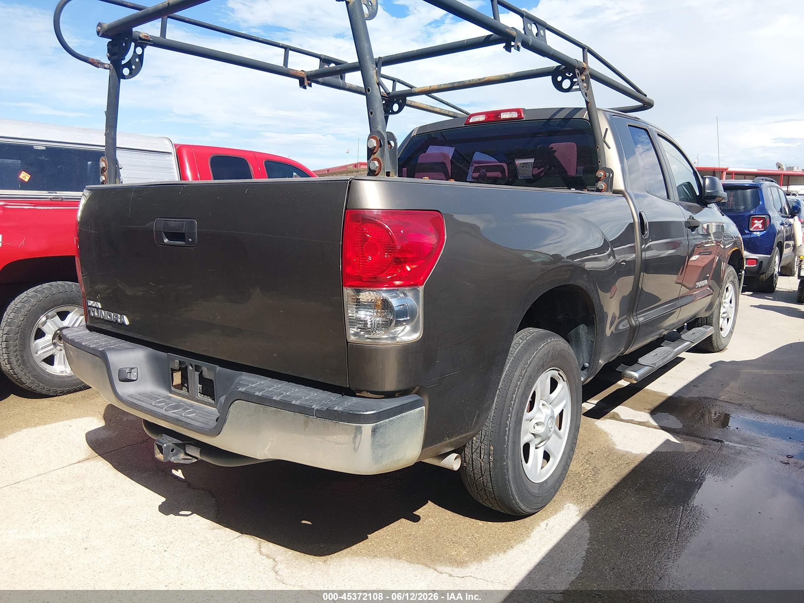 2008 Toyota Tundra Base 4.7l V8 Beige vin: 5TFRT54138X017604