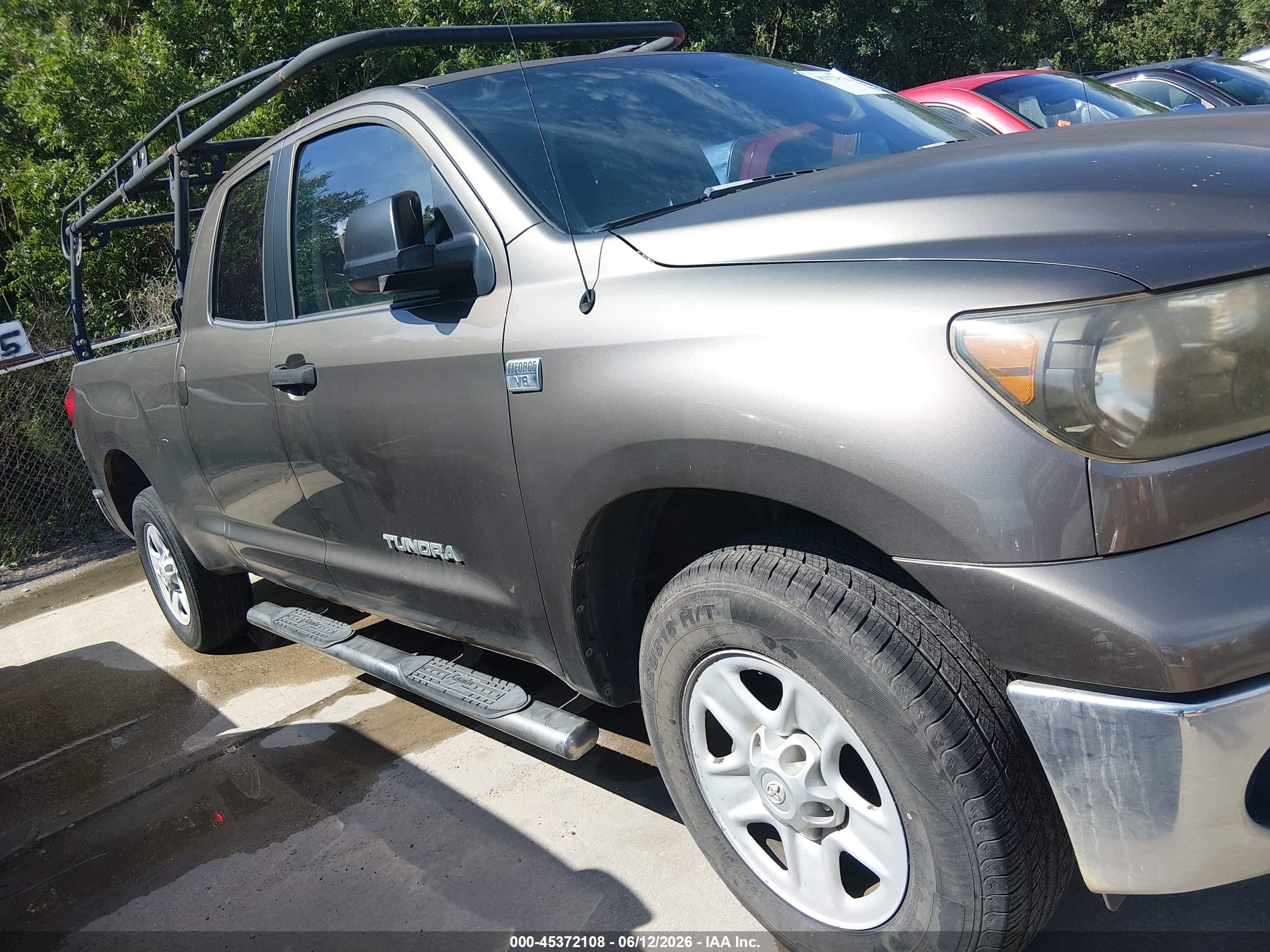 2008 Toyota Tundra Base 4.7l V8 Beige vin: 5TFRT54138X017604